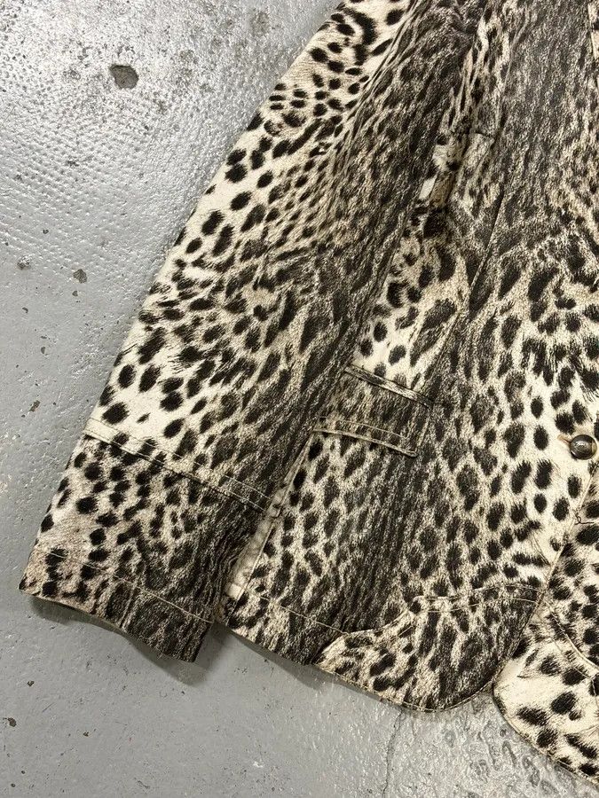 Just Cavalli AW2005 Cavalli Beige Leopard Blazer Jacket Size 40R - 8 Thumbnail