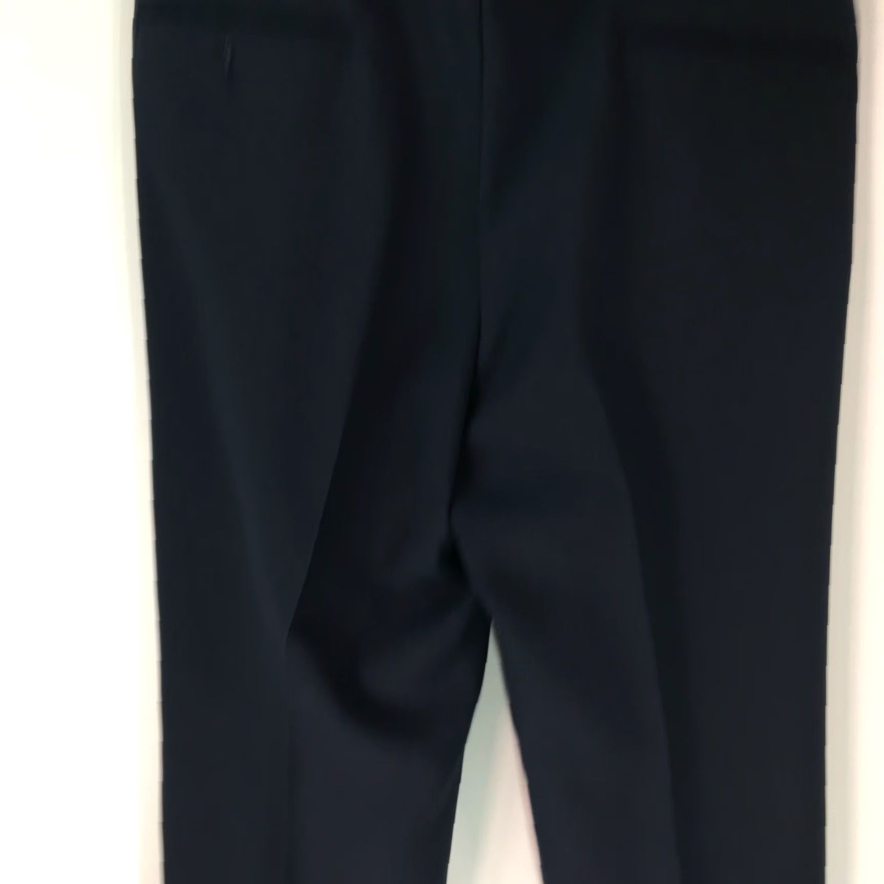 Jim Thompson Rainy Day Wools by Thomson Dress Pants - Black Pleated Front, High Rise, Straight Leg - Men's 34x30 Size Size US 34 / EU 50 - 3 Thumbnail