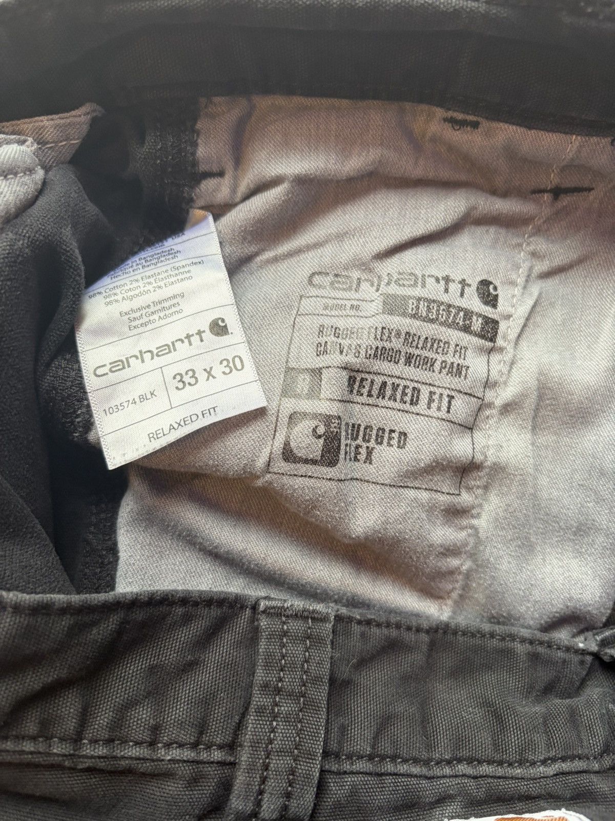 Carhartt Thrashed Carhartt relaxed fit cargo pants Size US 33 - 8 Thumbnail