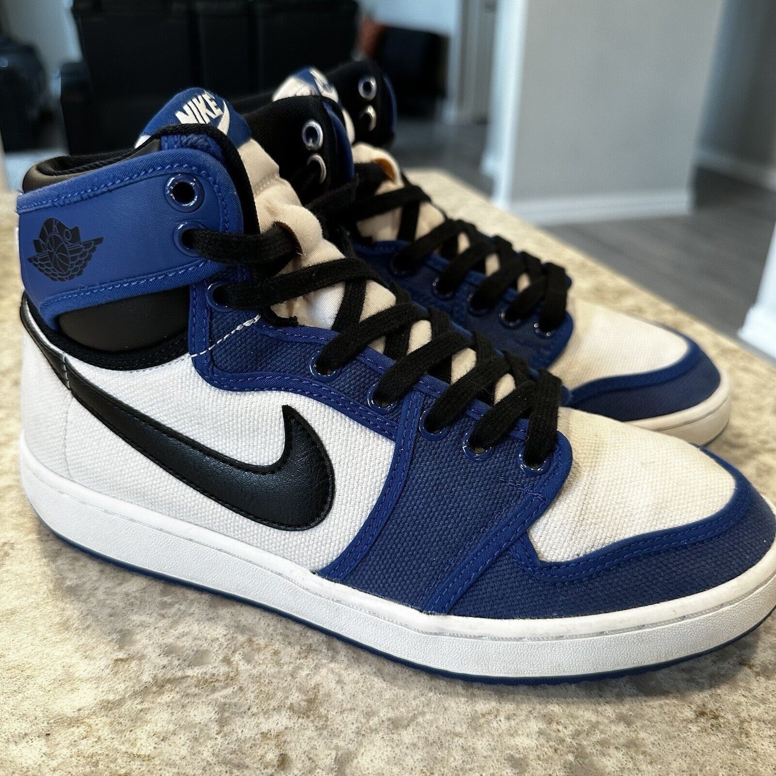 Nike Size 8 - Jordan 1 AJKO Storm Blue White Black 2021 Size US 8 / EU 41 - 1 Thumbnail