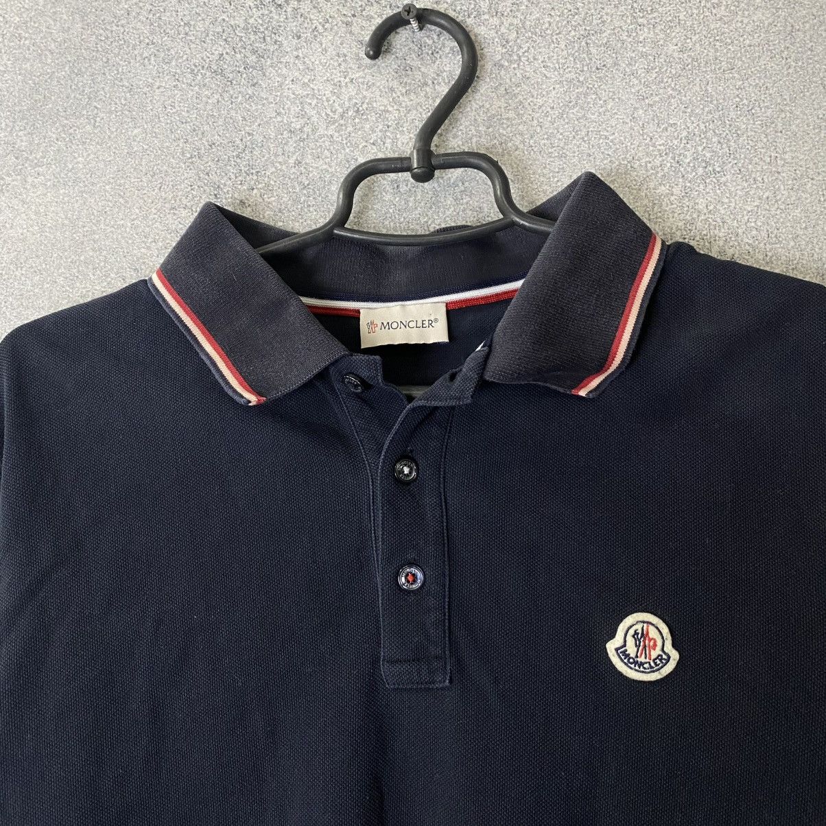 Moncler Moncler Polo Long Sleeve Luxury Size US XL / EU 56 / 4 - 4 Thumbnail