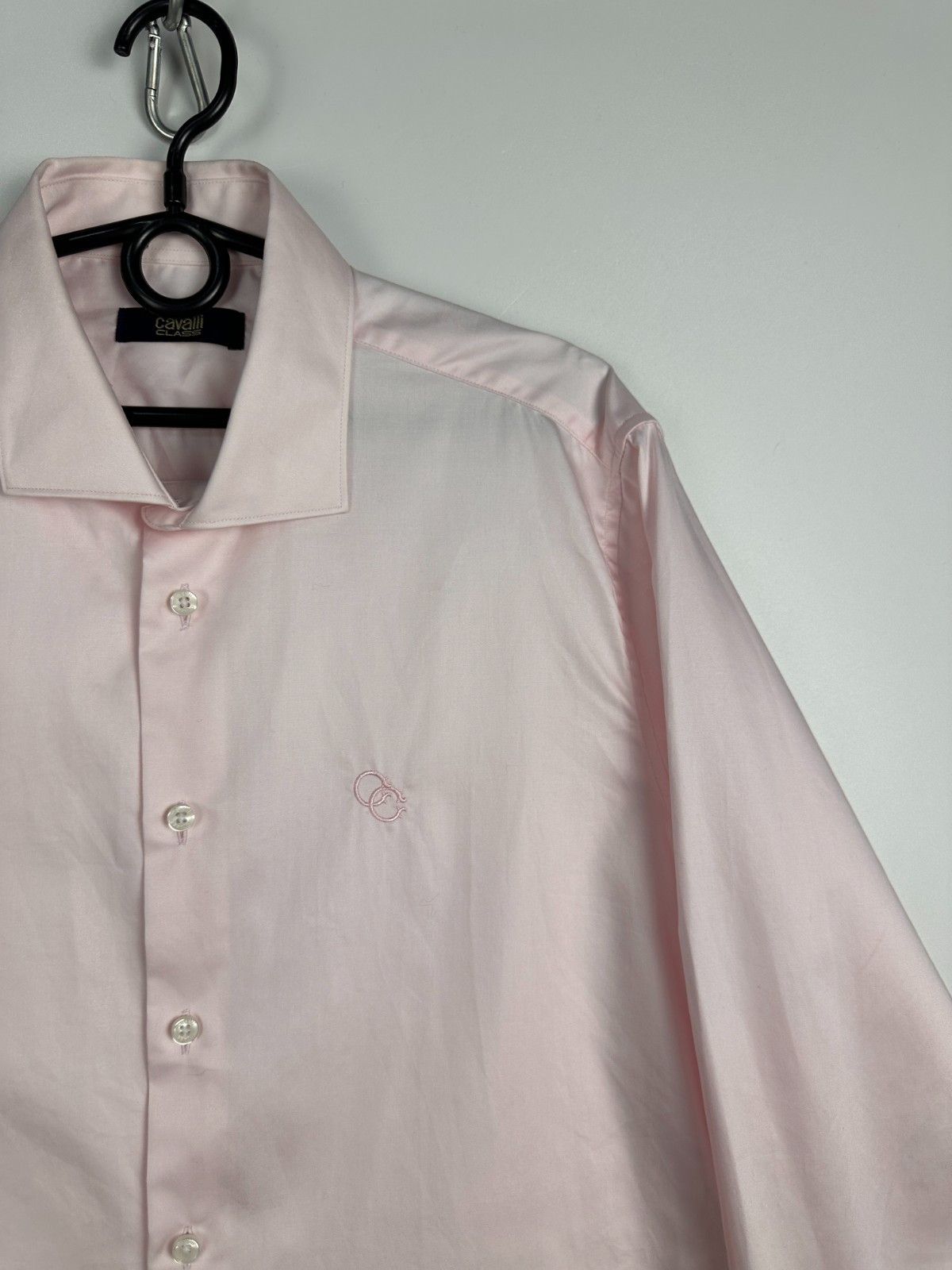 Roberto Cavalli Roberto Cavalli Class Shirt Button Long Sleeve Pink Size 42 Size US M / EU 48-50 / 2 - 2 Thumbnail