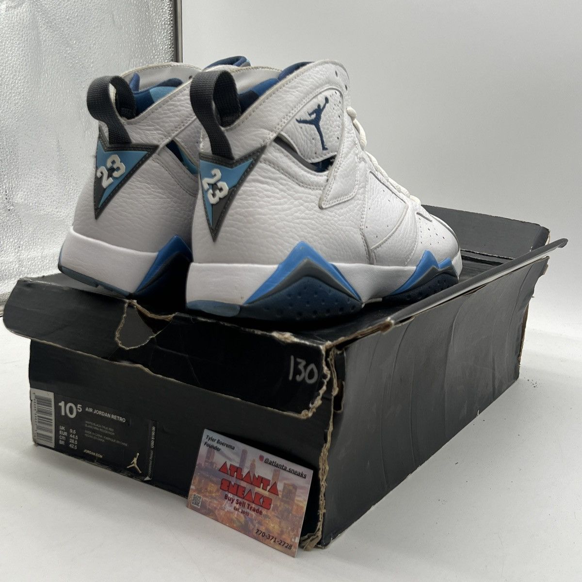 Jordan Brand Air Jordan 7 French blue Size US 10.5 / EU 43-44 - 5 Thumbnail