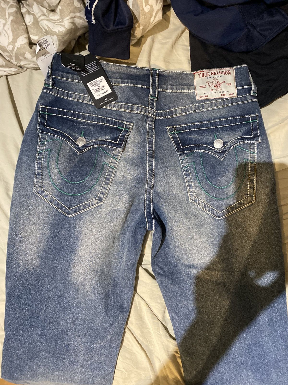 True Religion True Religion Jeans - Ricky Super T Flap Jeans Size US 32 / EU 48 - 5 Thumbnail