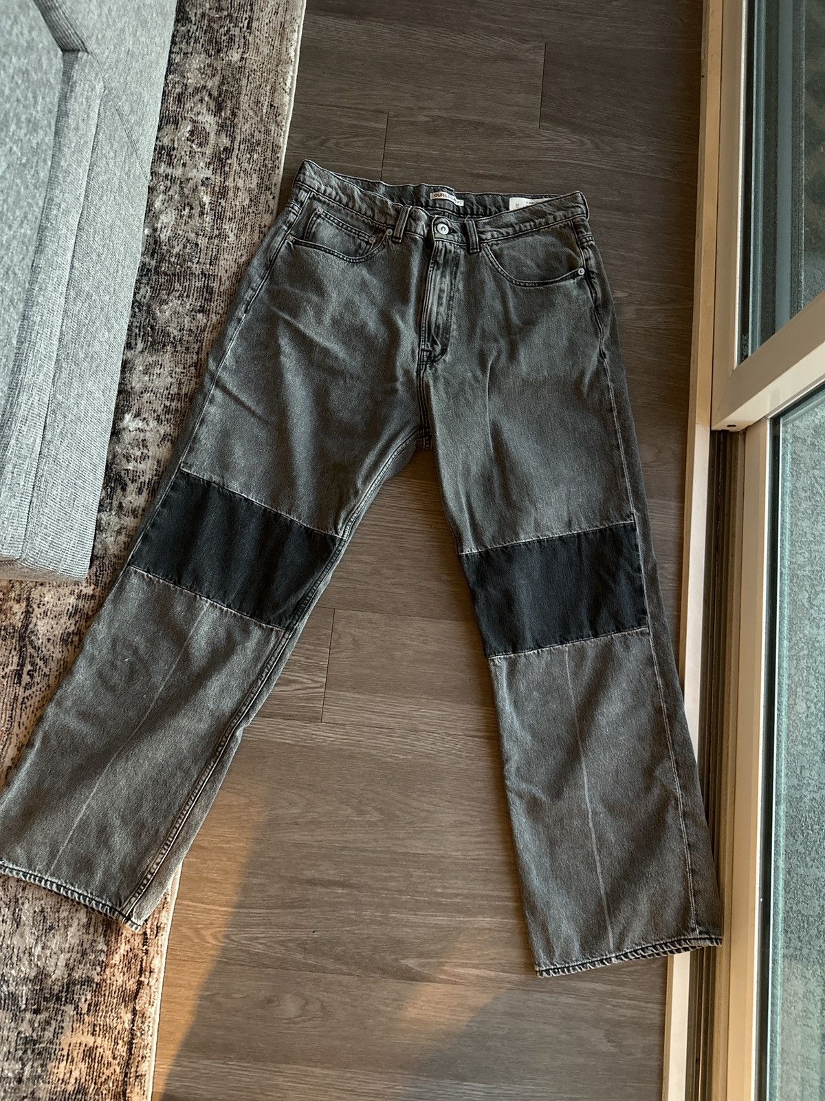 Our Legacy Our Legacy Black and Grey Extended Third Cut Jeans | Grailed