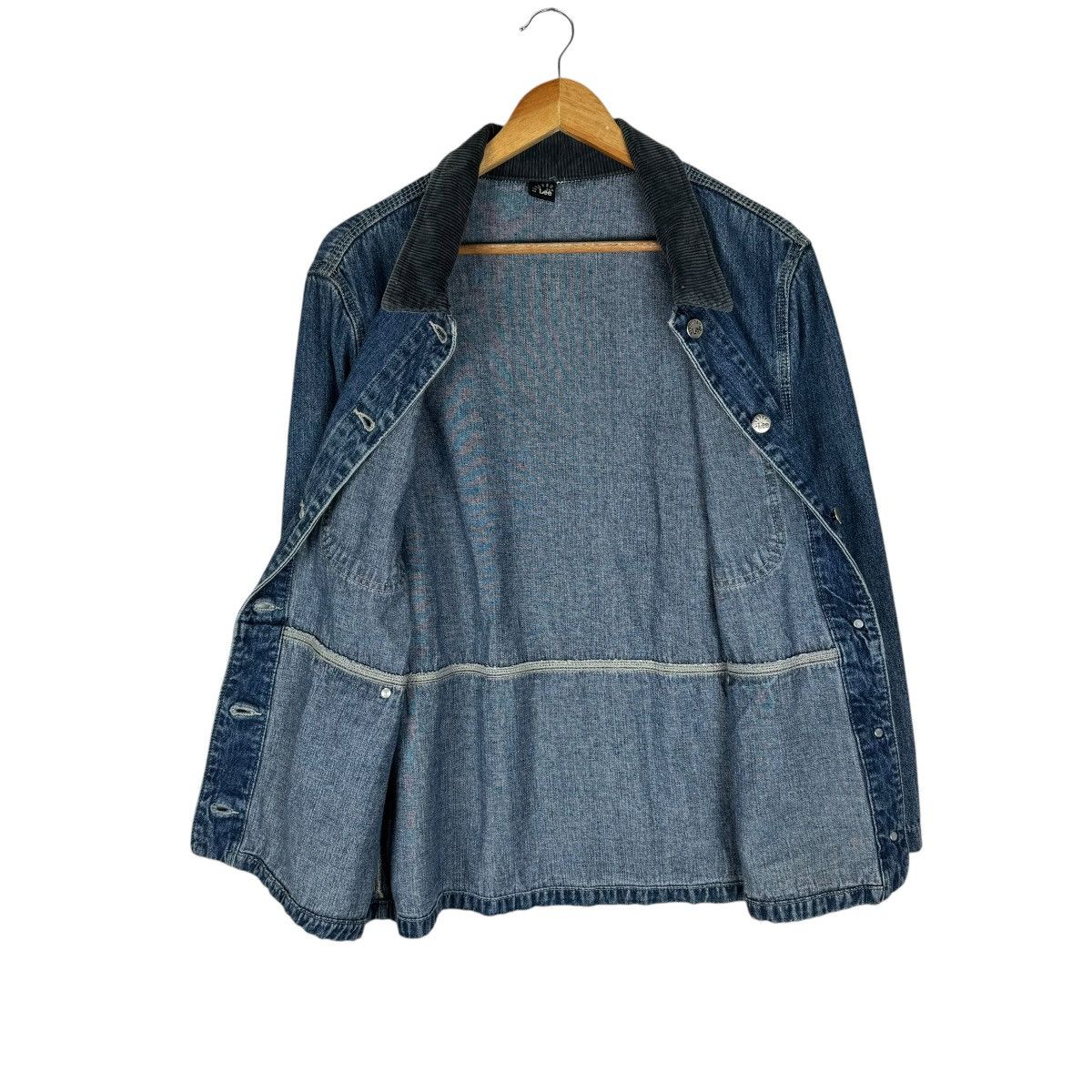 Lee × Vintage ⚡️LEE RIVETED DENIM WORKWEAR JACKET Size M / US 6-8 / IT 42-44 - 7 Thumbnail