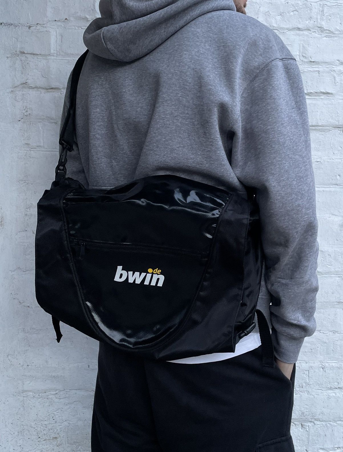 Other 🔥 VINTAGE MESSENGER BAG Y2K CROSSBODY DRILL BLOKECORE 🔥 Size ONE SIZE - 12 Thumbnail