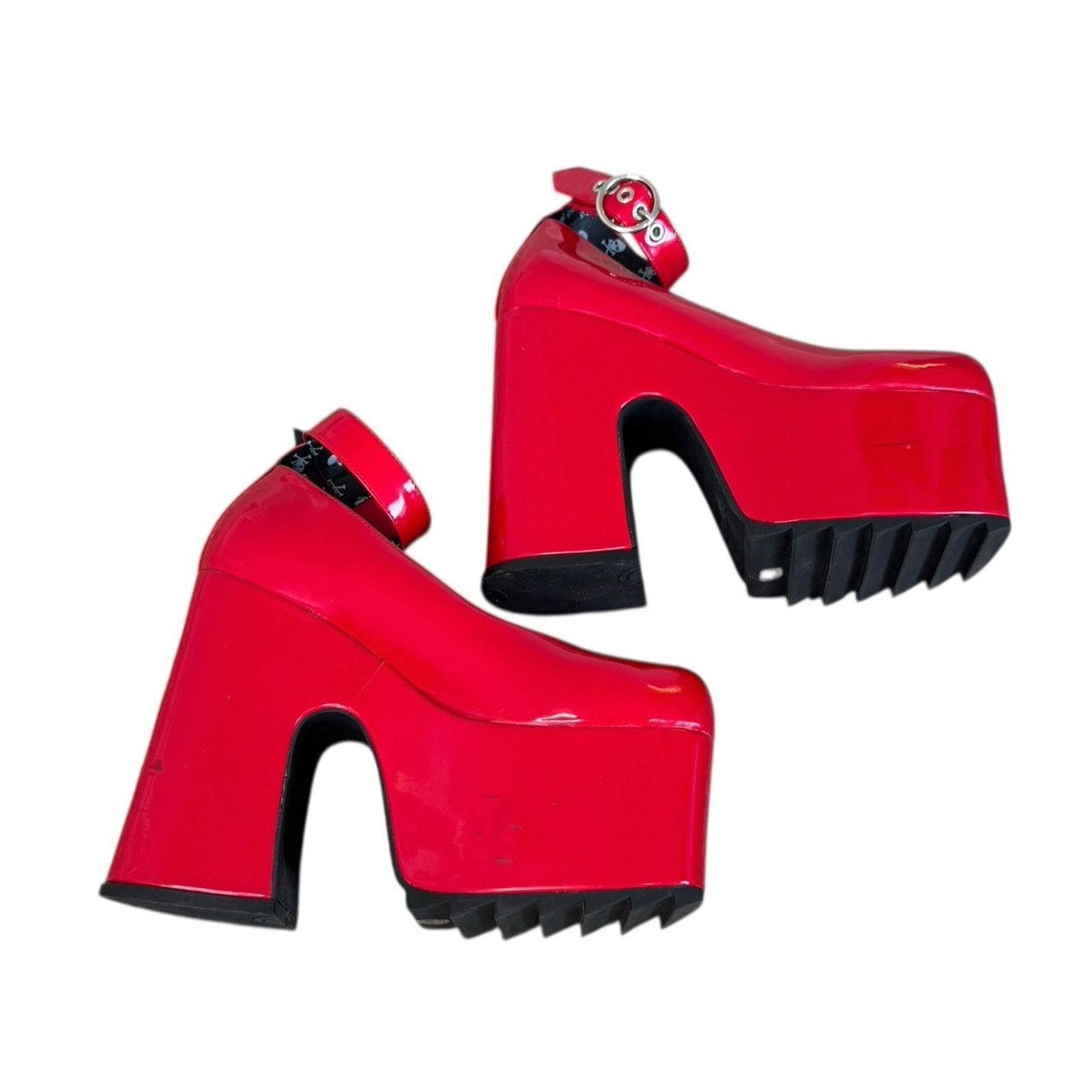 Dolls Kill DOLLSKILL Lamoda Those Days Power Trip Chunky Platform Heels Size US 8 / IT 38 - 9 Thumbnail