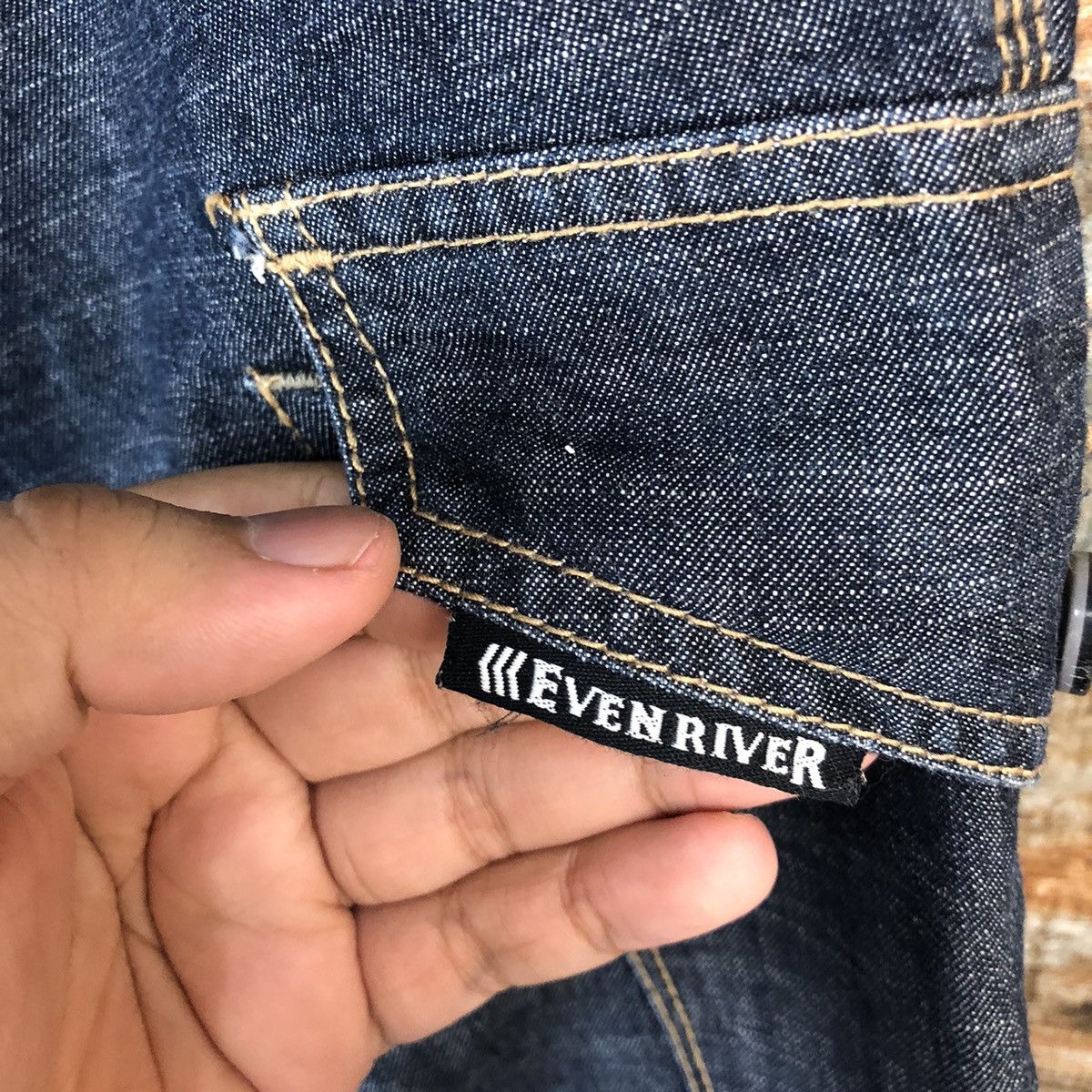 Japanese Brand DL Even River Blue Cargo Multipocket Pants #C618 Size US 34 / EU 50 - 14 Thumbnail