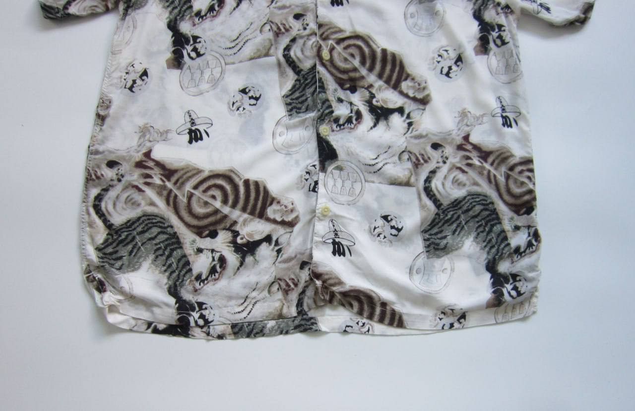 Allsaints Allsaints Akita SS Shirt Hawaiian Floral Tiger Beast Size US XL / EU 56 / 4 - 5 Thumbnail