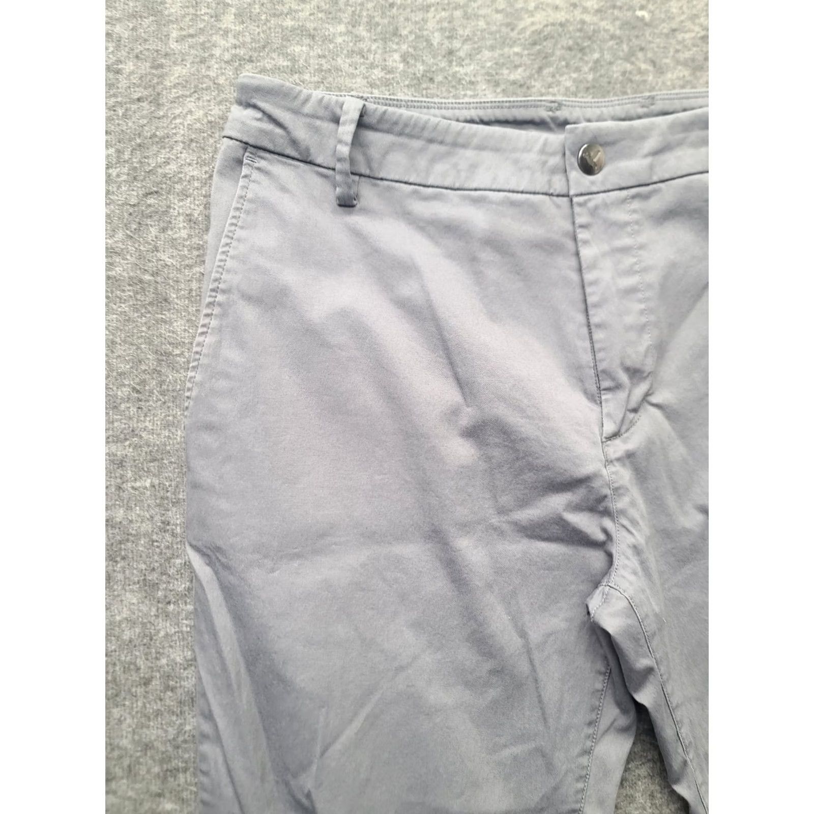 Vintage Birddogs Pants Mens 32x32 Regular Fit Performance Stretch Knit Flat Front Khakis Gray Size US 32 / EU 48 - 7 Thumbnail