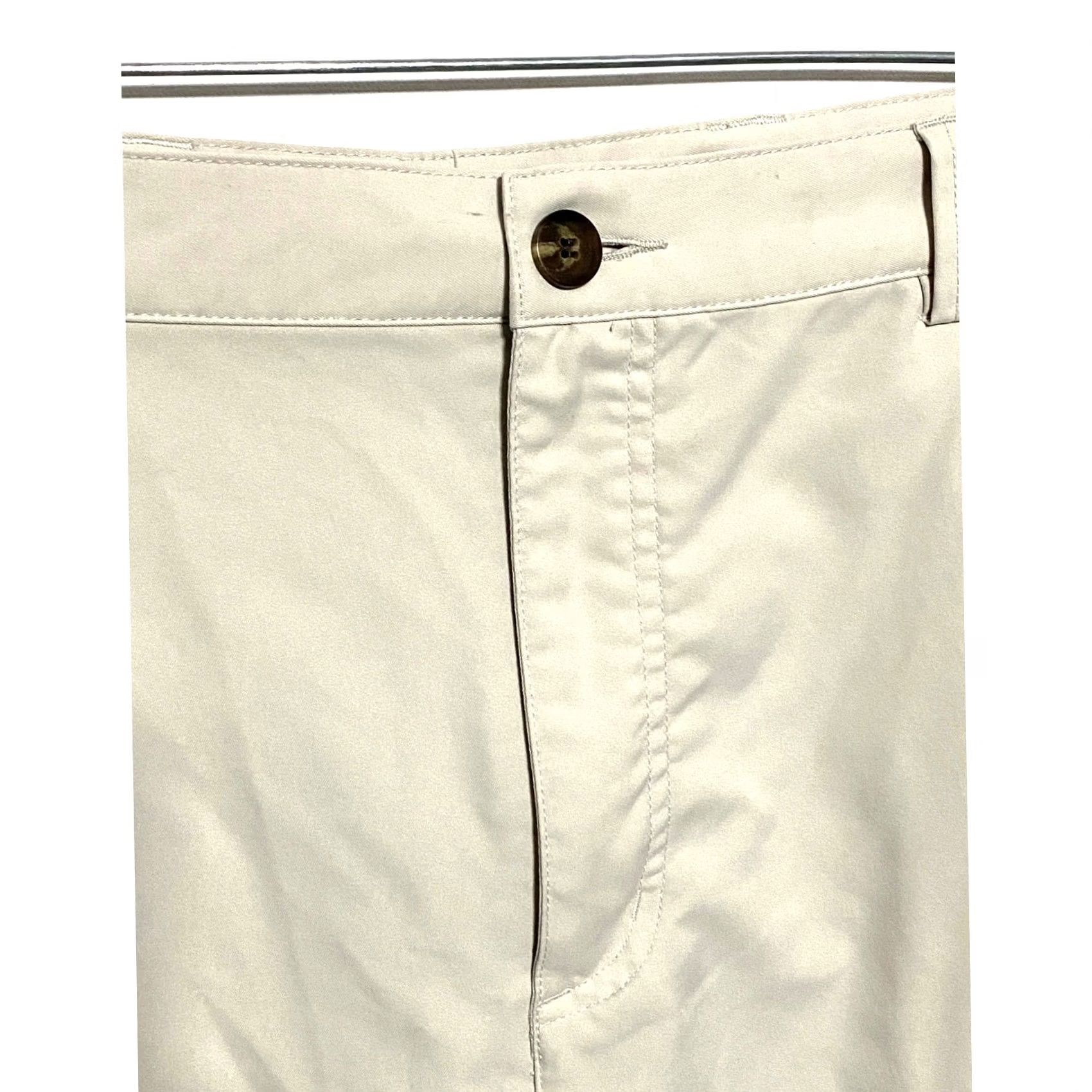 Adidas Adidas Performance 9" Golf Khaki Chino Shorts Mens 38 Athleisure Outdoors Summer Size US 38 / EU 54 - 3 Thumbnail