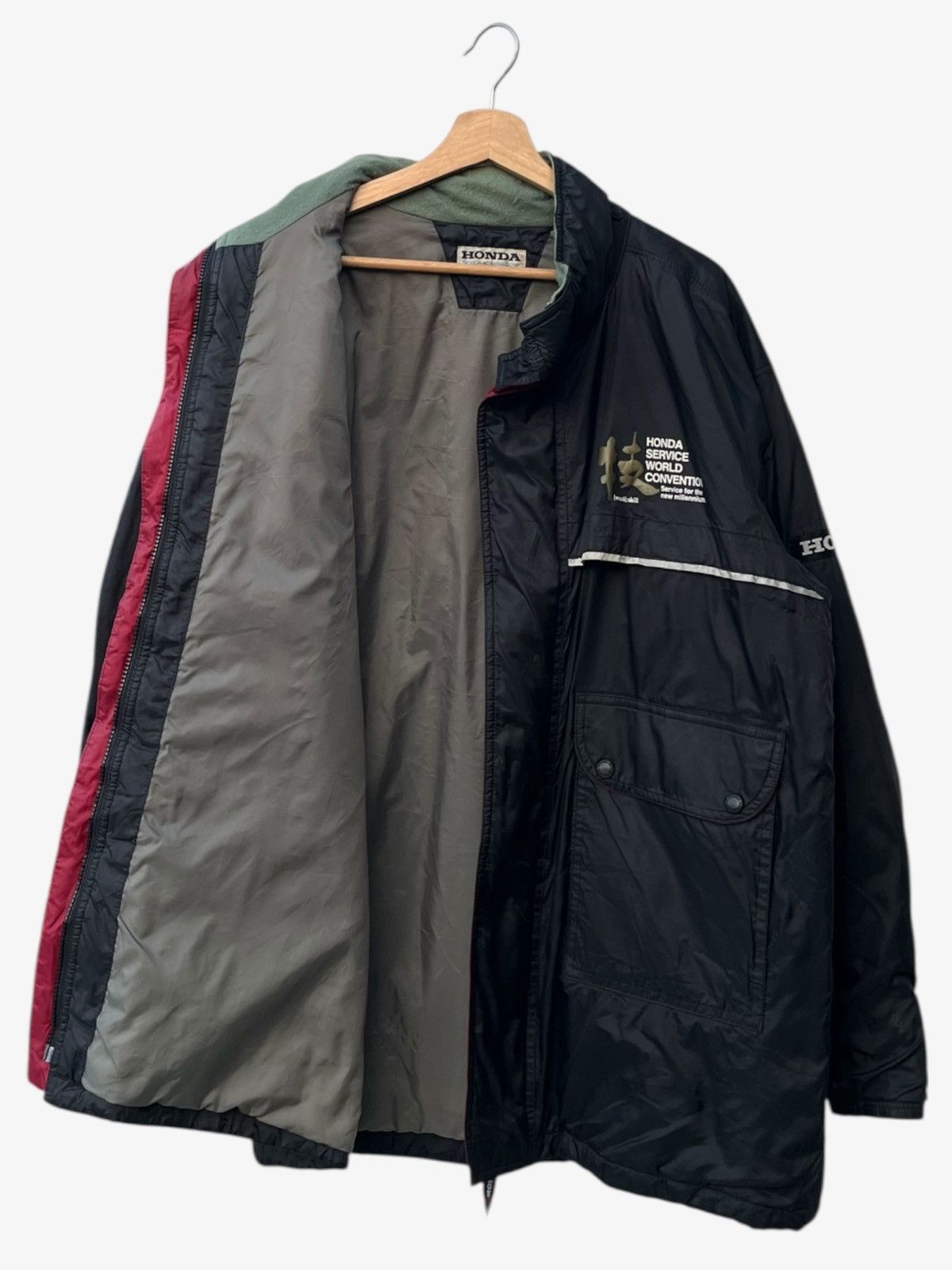 Honda 90s Honda Service World Convention Racing Parka Jacket Size US L / EU 52-54 / 3 - 3 Thumbnail