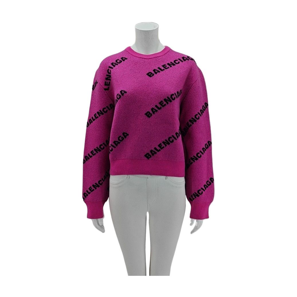 Balenciaga BALENCIAGA Logo Sweater Size S Size XS / US 0-2 / IT 36-38 - 1 Thumbnail