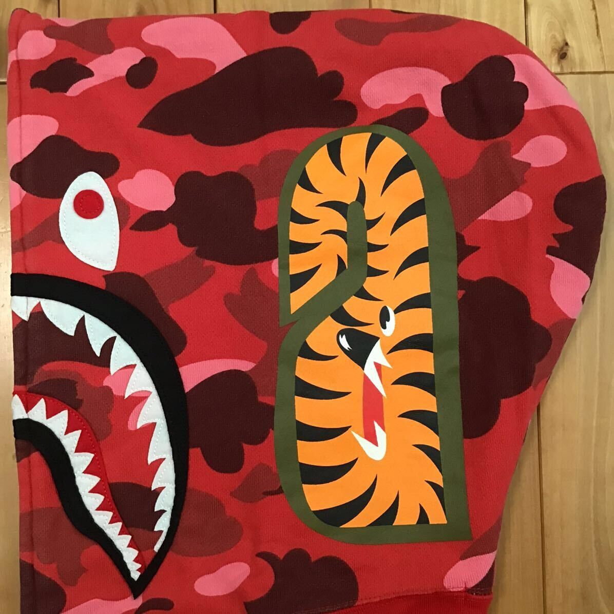 Bape × Nigo 🔥Aoyama limited🔥 BAPE camo shark full zip hoodie Size US L / EU 52-54 / 3 - 6 Thumbnail