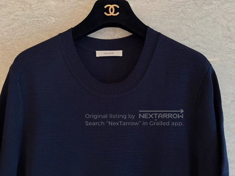 The Row The Row Navy blue knitted dress Size S / US 4 / IT 40 - 4 Thumbnail
