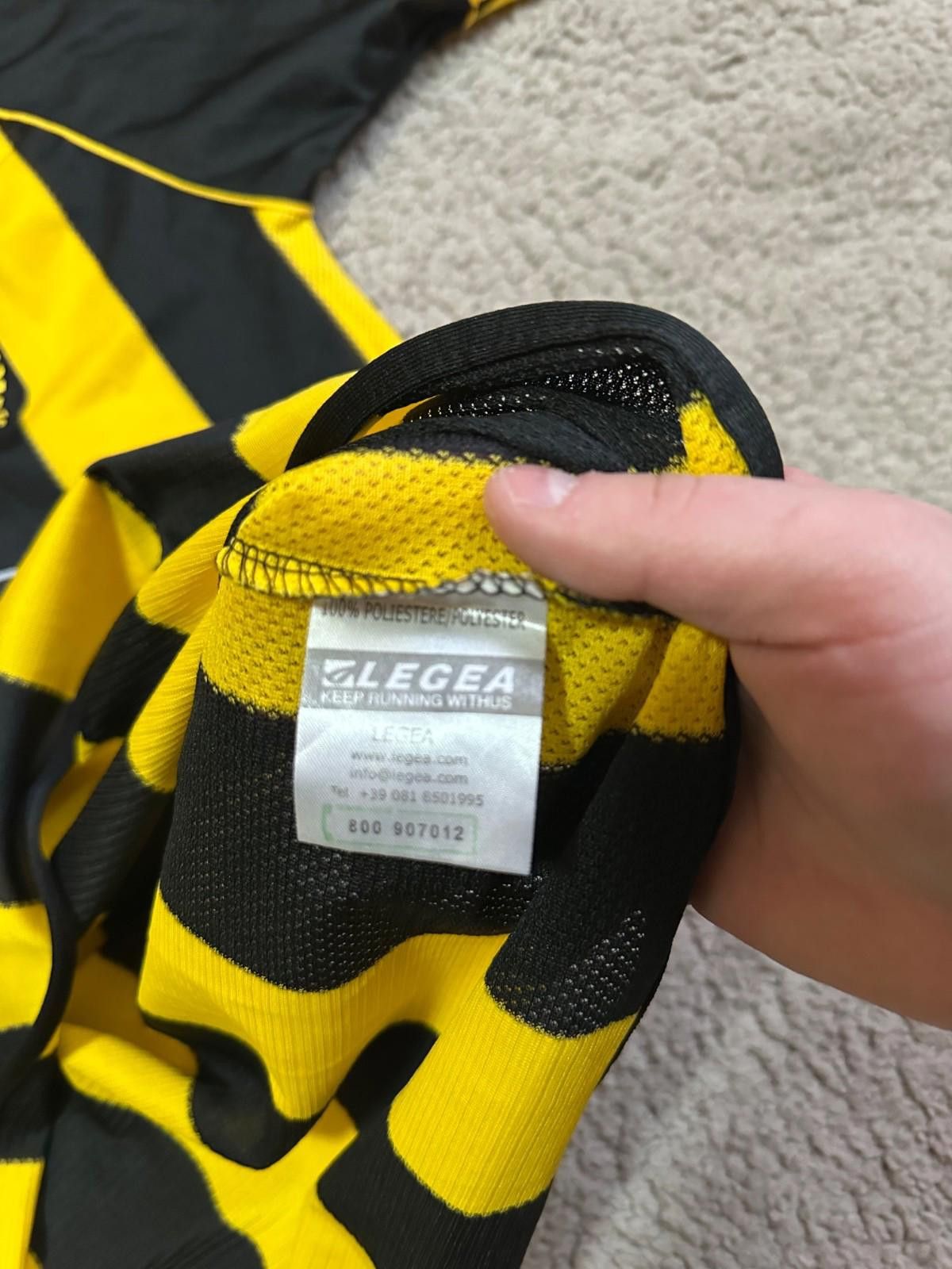 Other VITESSE 2007 2008 HOME FOOTBALL SHIRT SOCCER JERSEY LEGEA Size US L / EU 52-54 / 3 - 6 Thumbnail