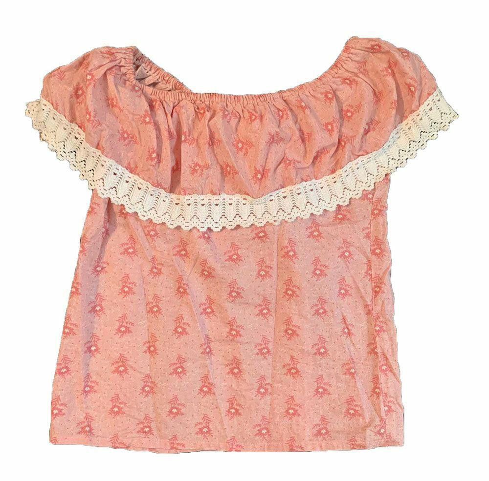 Designer Pre Owned Pink Hand Made Blouse M Size M / US 6-8 / IT 42-44 - 2 Thumbnail