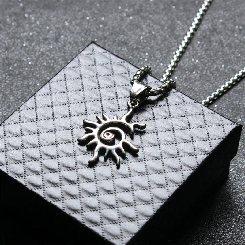 Other Fashion Creative Sun Flame Pendant Necklace Size ONE SIZE - 2 Thumbnail