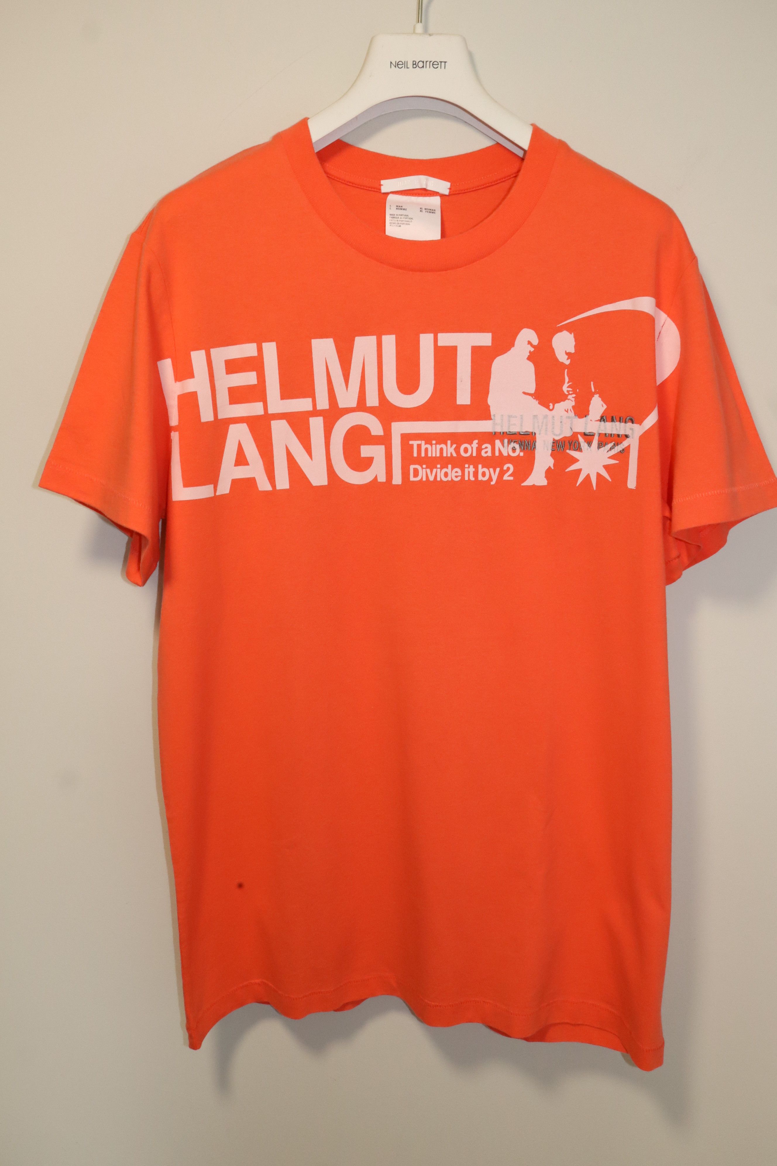 Helmut Lang Math logo print t-shirt Size US L / EU 52-54 / 3 - 1 Thumbnail