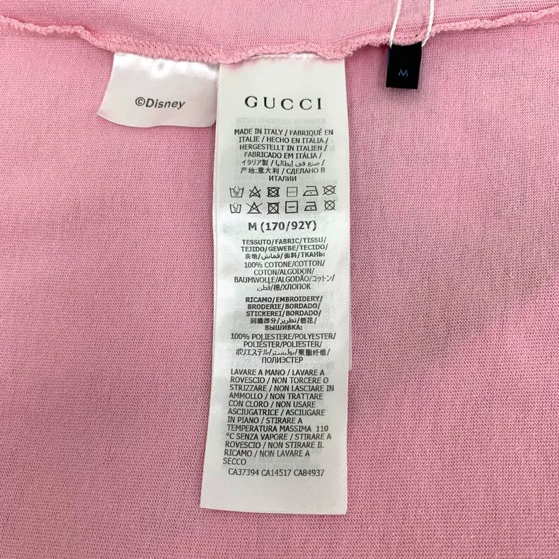 Gucci Gucci Co-branded pink Donald Duck letter embroidery round-n Size M / US 6-8 / IT 42-44 - 6 Thumbnail