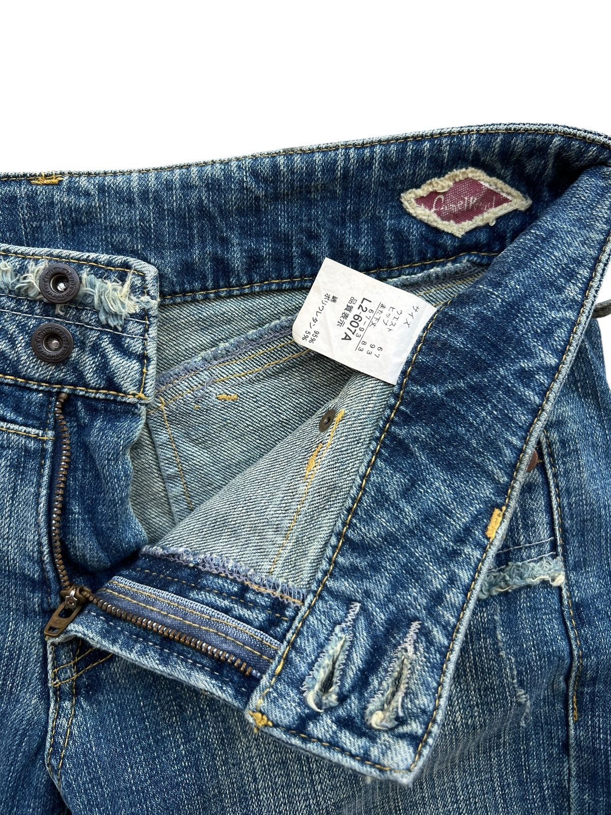 Japanese Brand Sweet Camel Lowrise Bootcut Flare Denim Jeans 30x32 Size 30" / US 8 / IT 44 - 8 Thumbnail