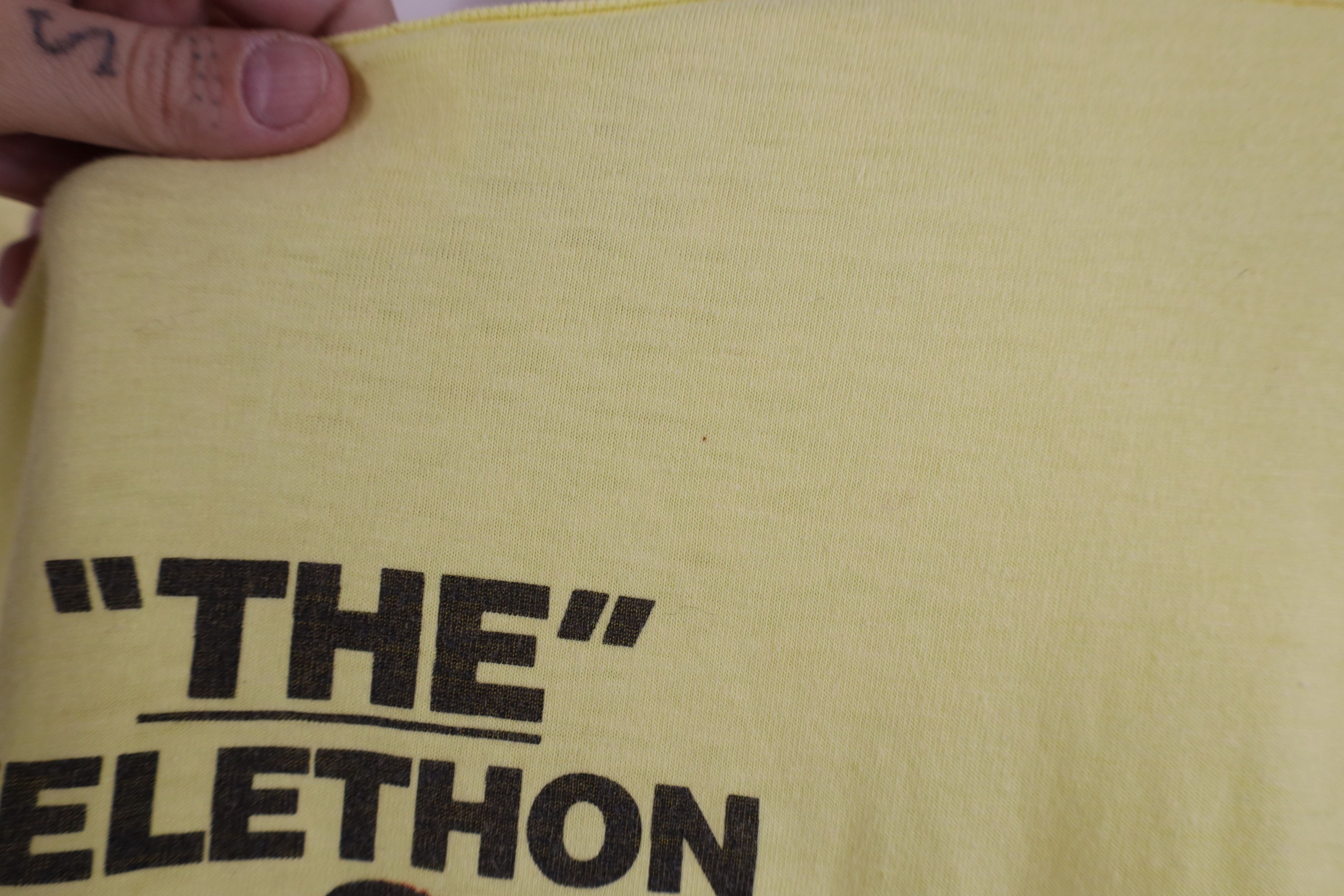 Vintage Vintage 70s The Telethon Muscular Dystrophy T-Shirt USA Size US XXL / EU 58 / 5 - 9 Thumbnail