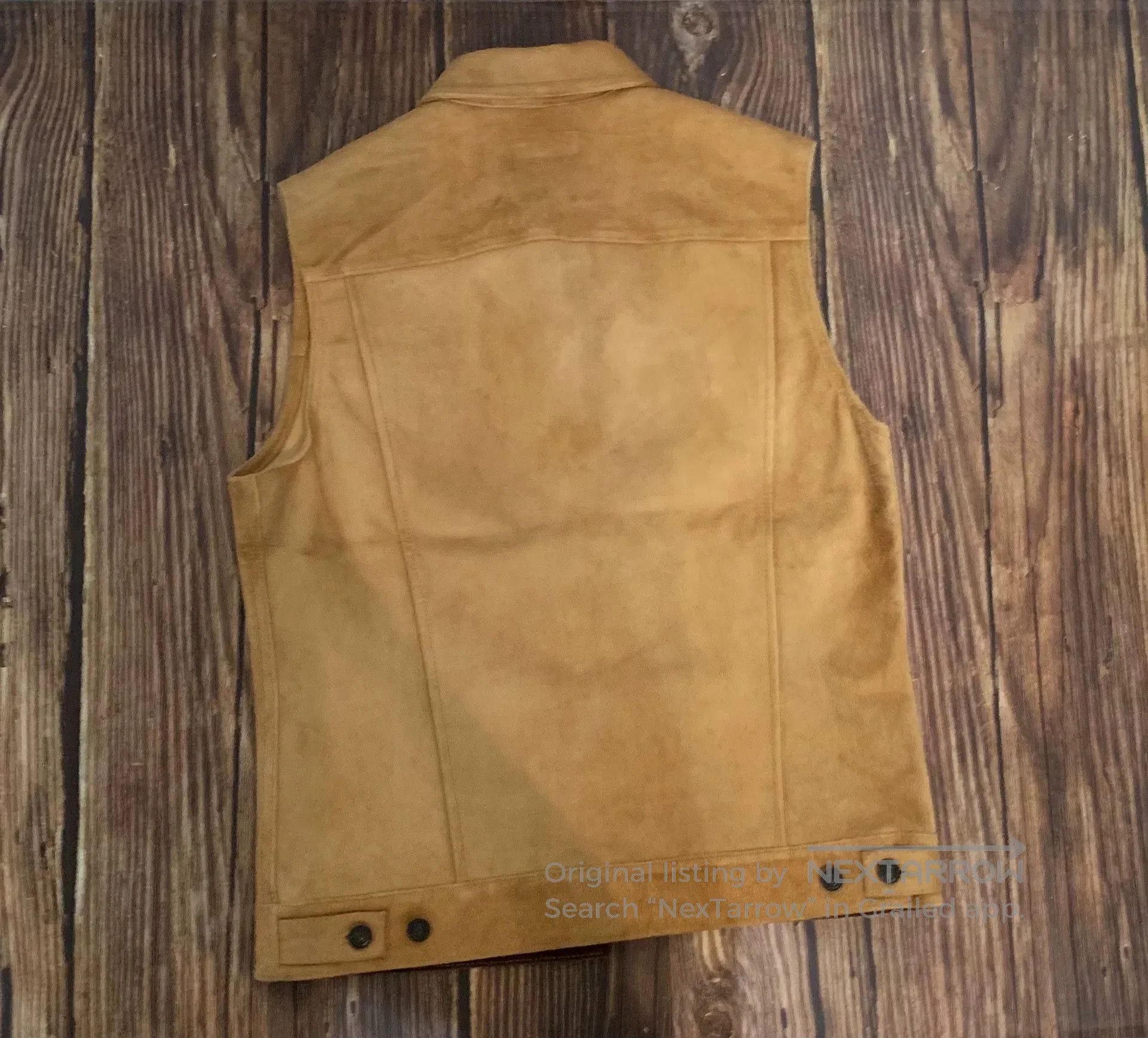 WEST RIDE soft beige suede vest with pockets. Size US M / EU 48-50 / 2 - 2 Thumbnail