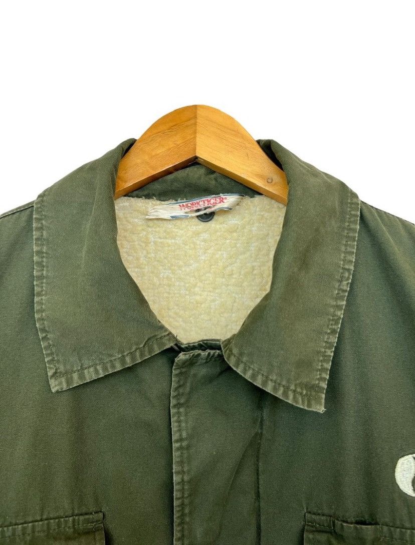 Vintage Vintage 80s M 65 Military Field Jacket Fleece Green Size US L / EU 52-54 / 3 - 6 Thumbnail