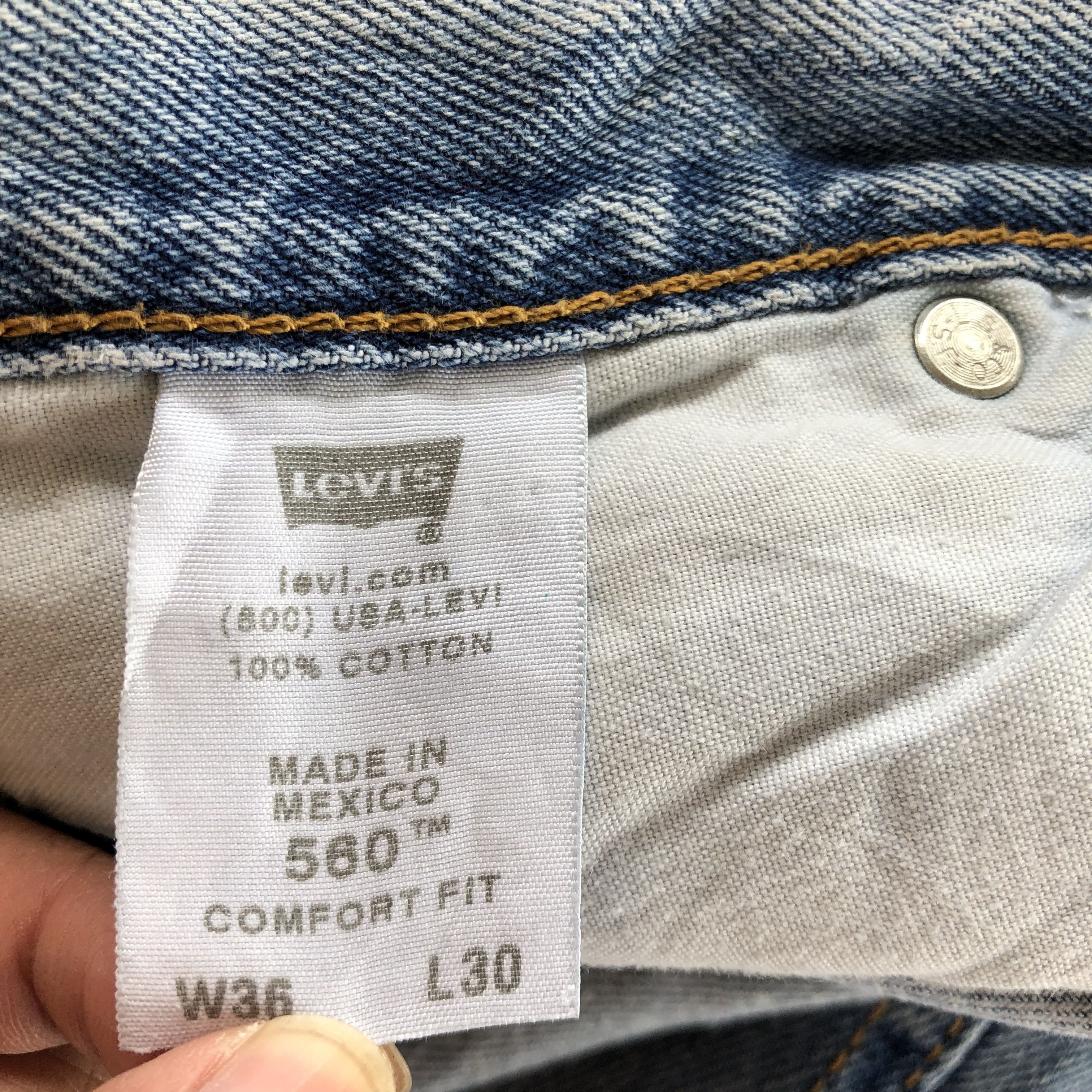 Levi's Vintage Levis Sun Faded Jeans Levi's Baggy Light Wash Denim Size US 34 / EU 50 - 10 Thumbnail