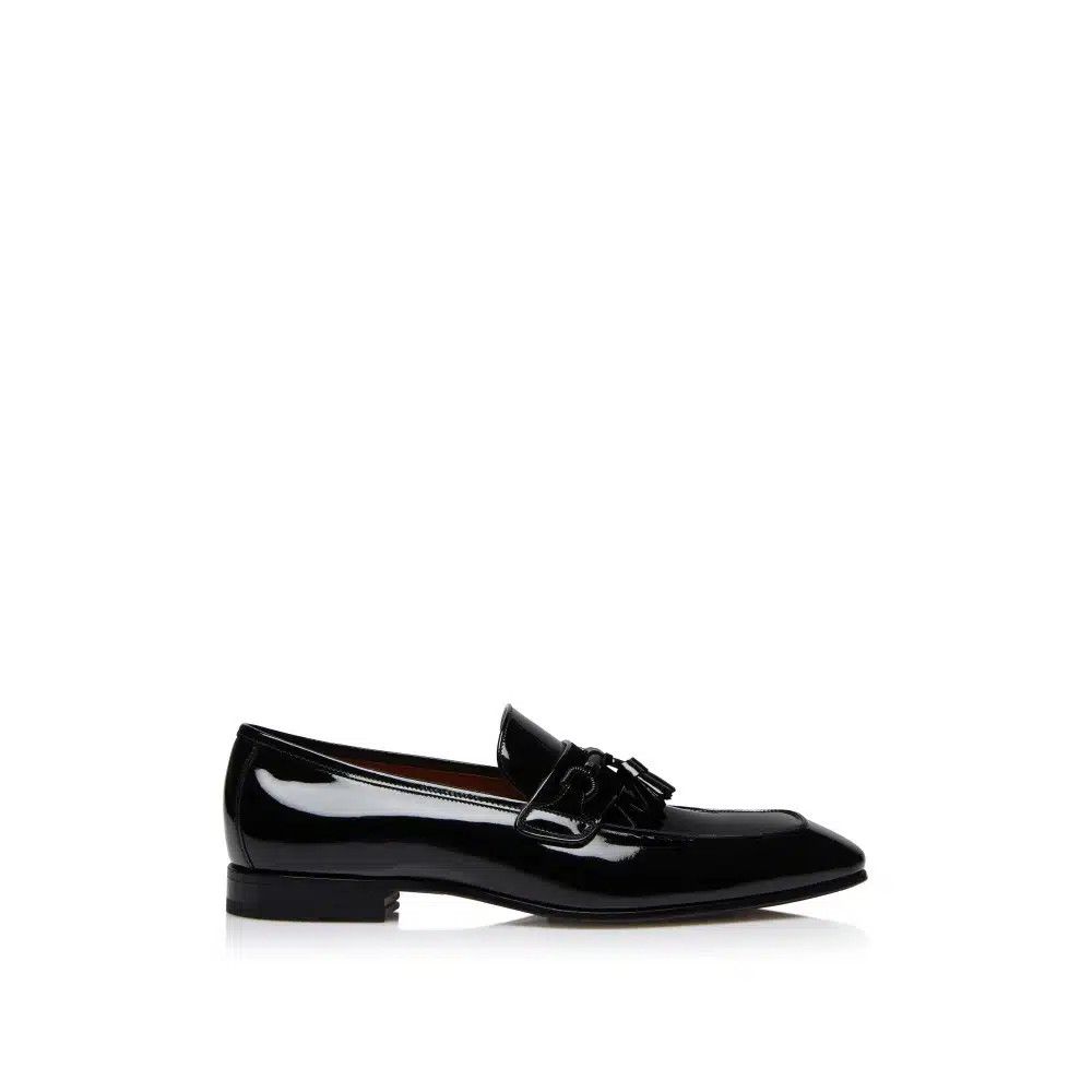 Tom Ford o1loc1c0425 J1445 Jack Patent Leather Loafers in Black Size US 9 / EU 42 - 1 Thumbnail