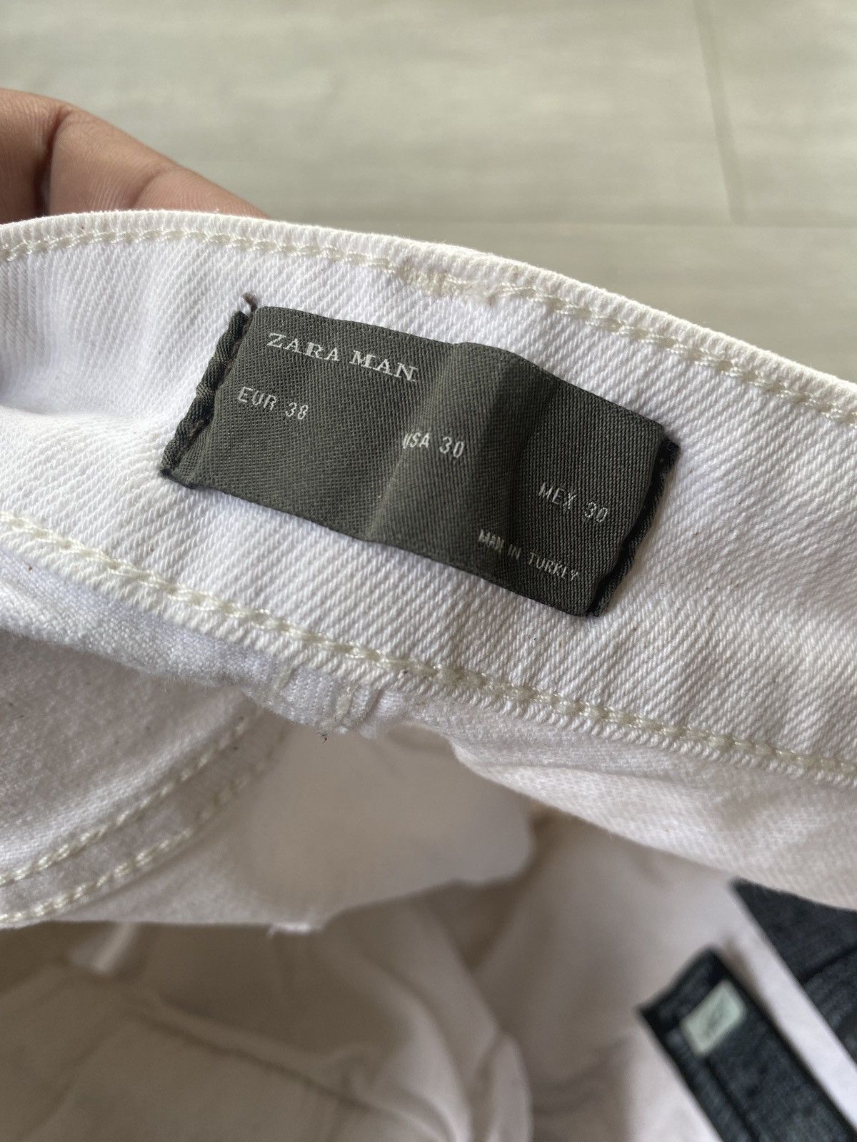 Zara 💥Zara Man Distressed Patch work and graffiti denim Pants Size 27" / US 4 / IT 40 - 11 Thumbnail