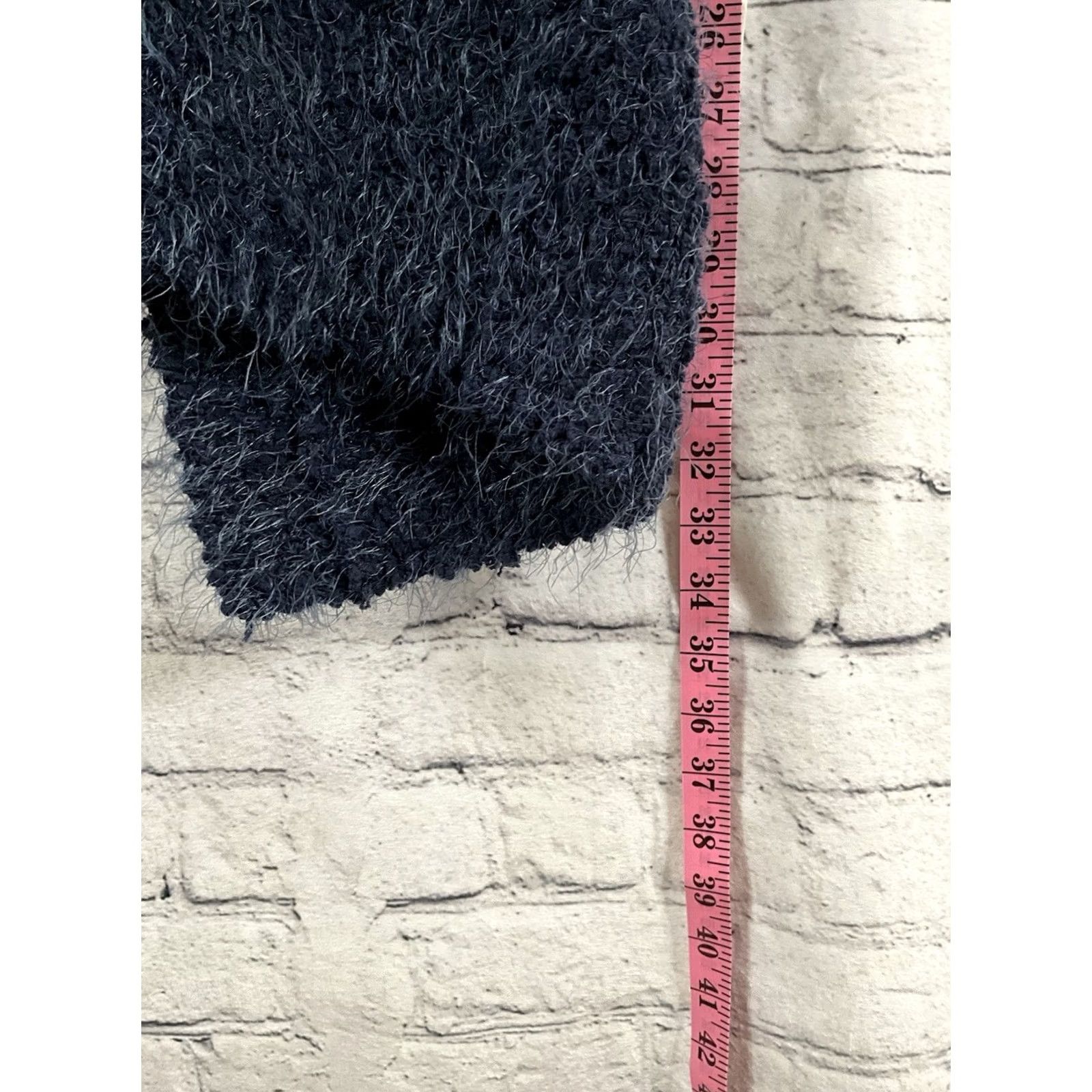 Vintage Alya Cardigan Womens S Blue Women Knit Open Front Dark Size S / US 4 / IT 40 - 3 Thumbnail