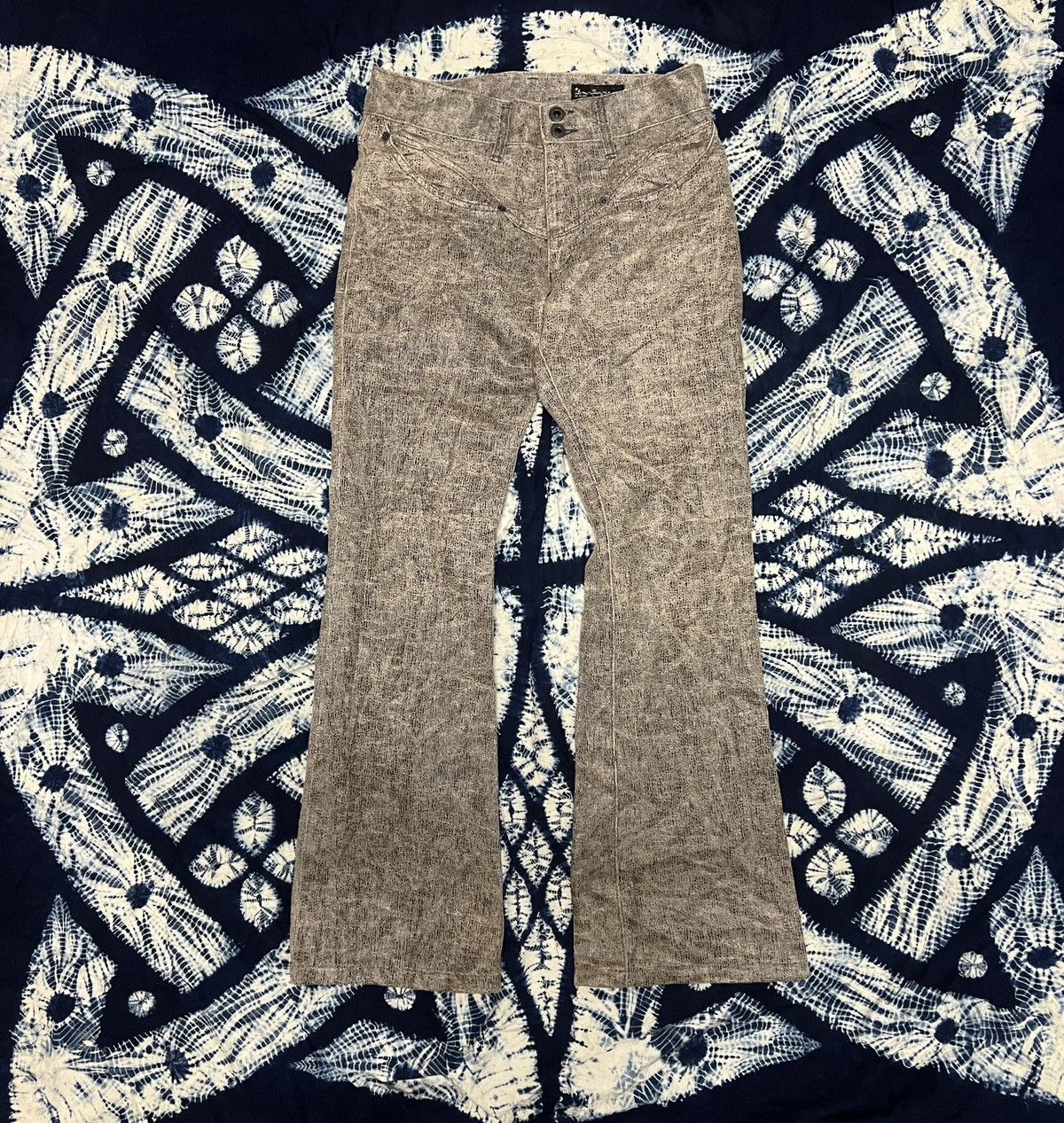 If Six Was Nine Vintage L7 flare Leather Pant Rare Design Size US 31 - 1 Thumbnail