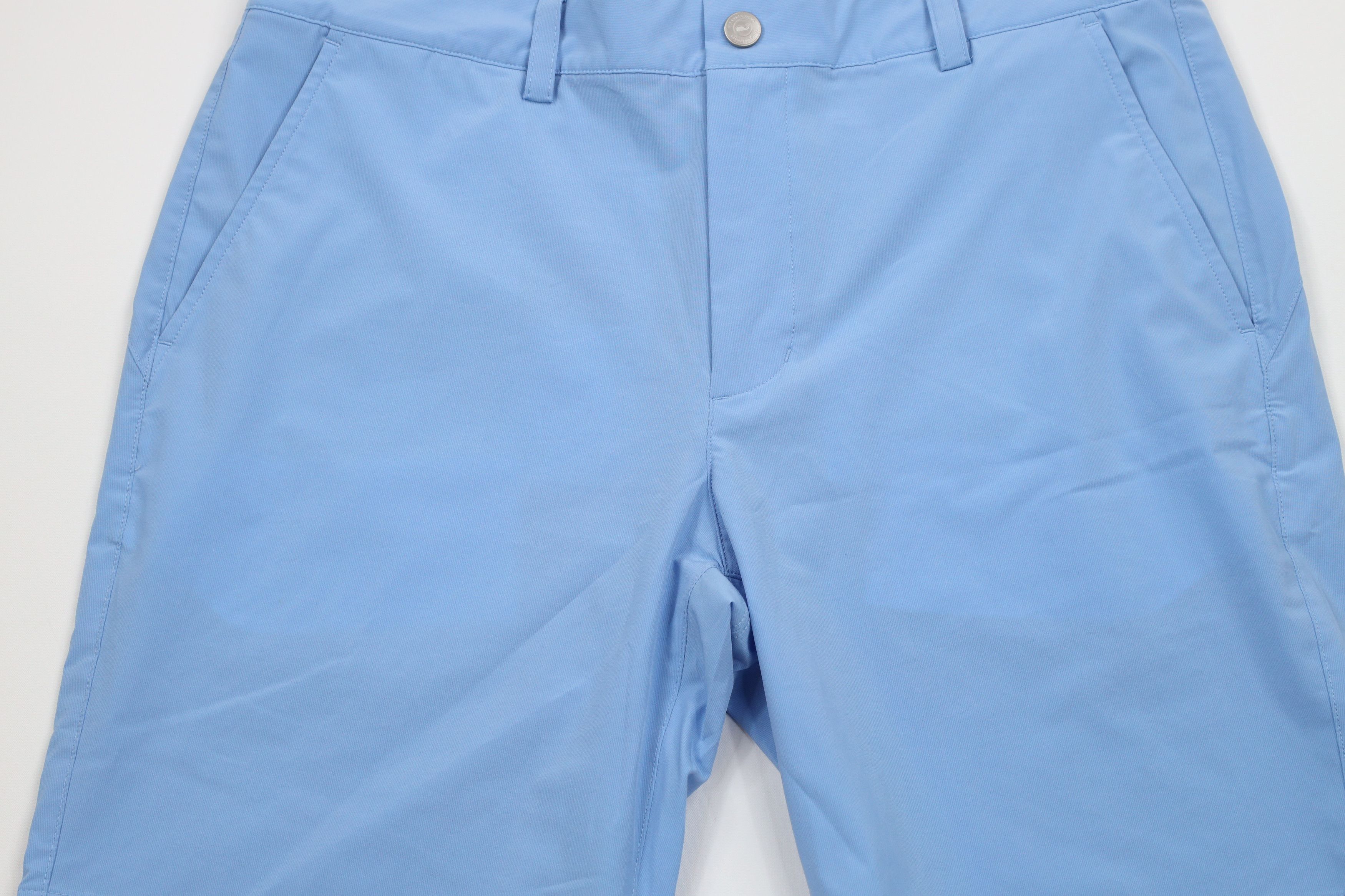 Vineyard Vines × Vintage Vineyard Vines Front Tech Golf Chino Shorts Carolina Blue Size US 34 / EU 50 - 3 Thumbnail
