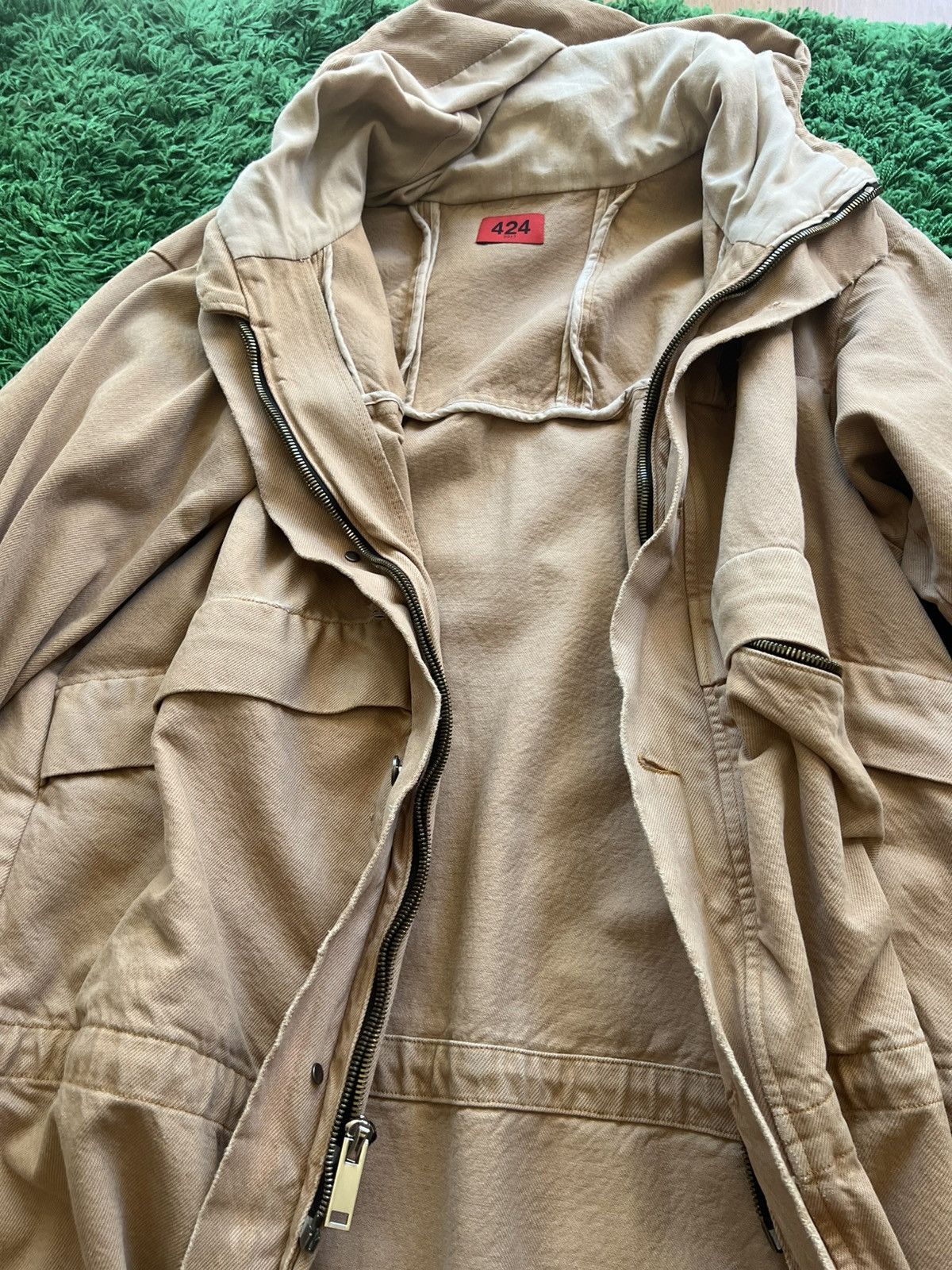 424 424 Fairfax denim parka Size US XL / EU 56 / 4 - 4 Thumbnail