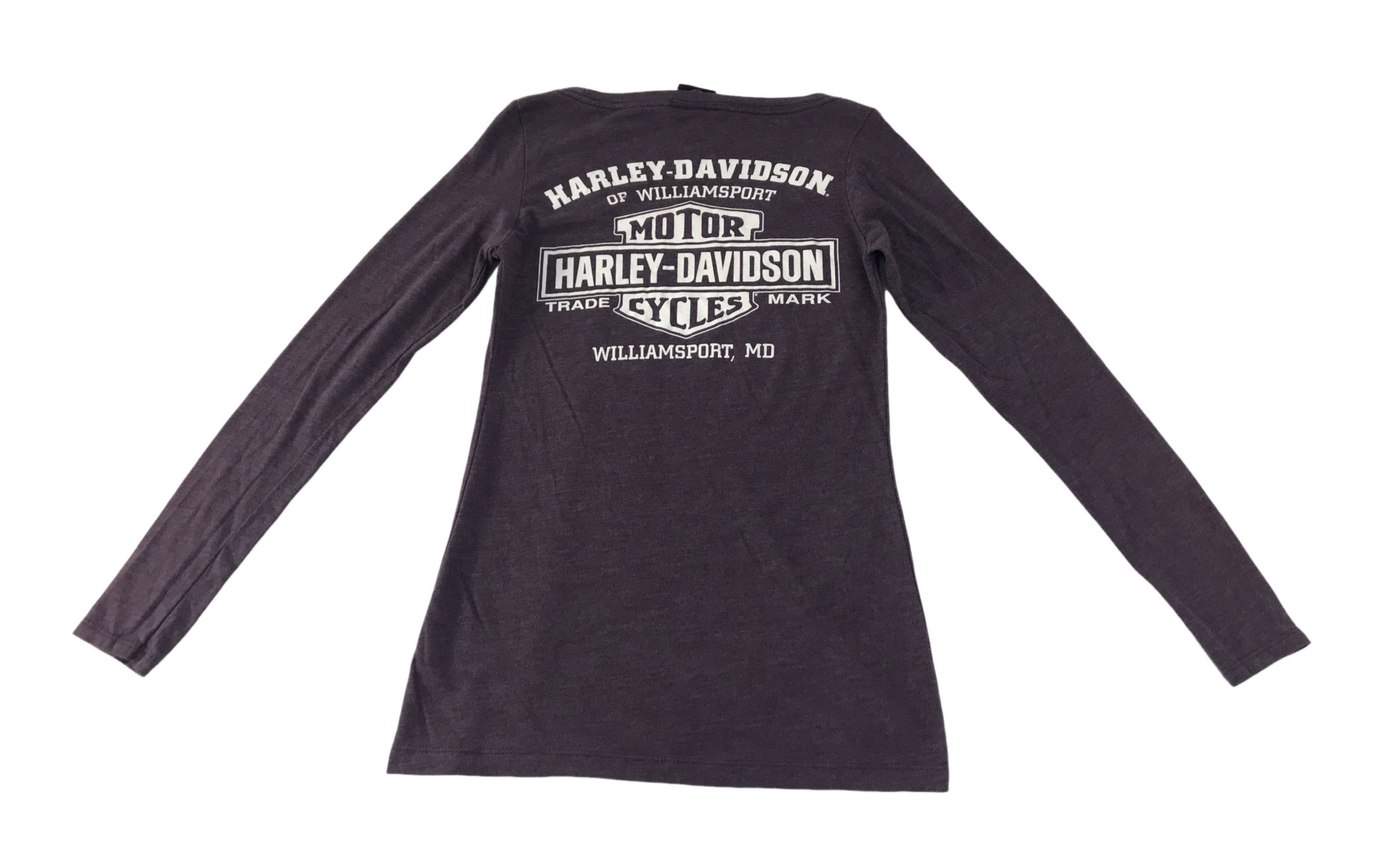 Harley Davidson Y2k Harley Davidson Williamsport Longsleeve Tee Size S / US 4 / IT 40 - 2 Thumbnail