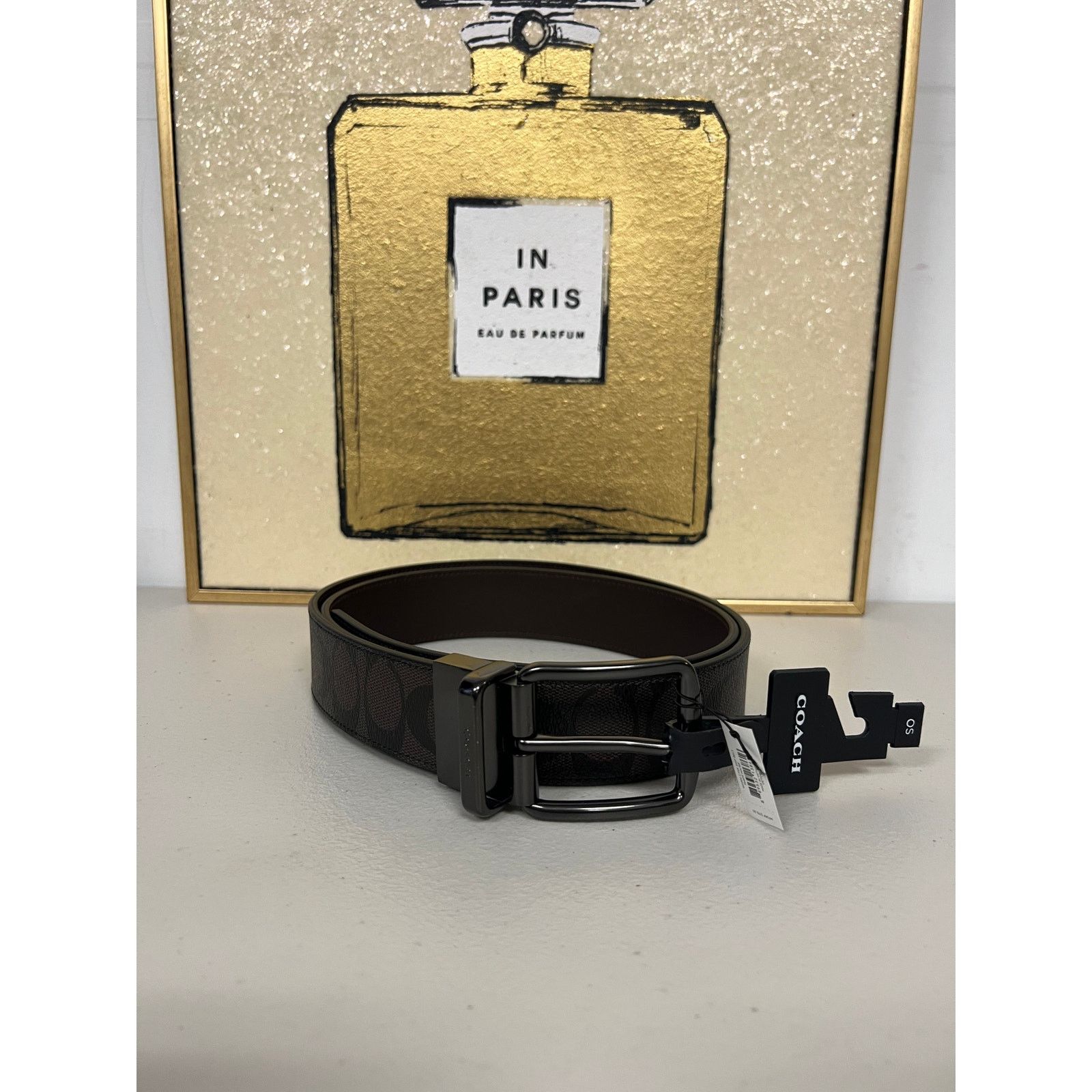 Coach Coach F64839 Harness Buckle Cut-To-Size Reversible Belt, Size ONE SIZE - 1 Thumbnail