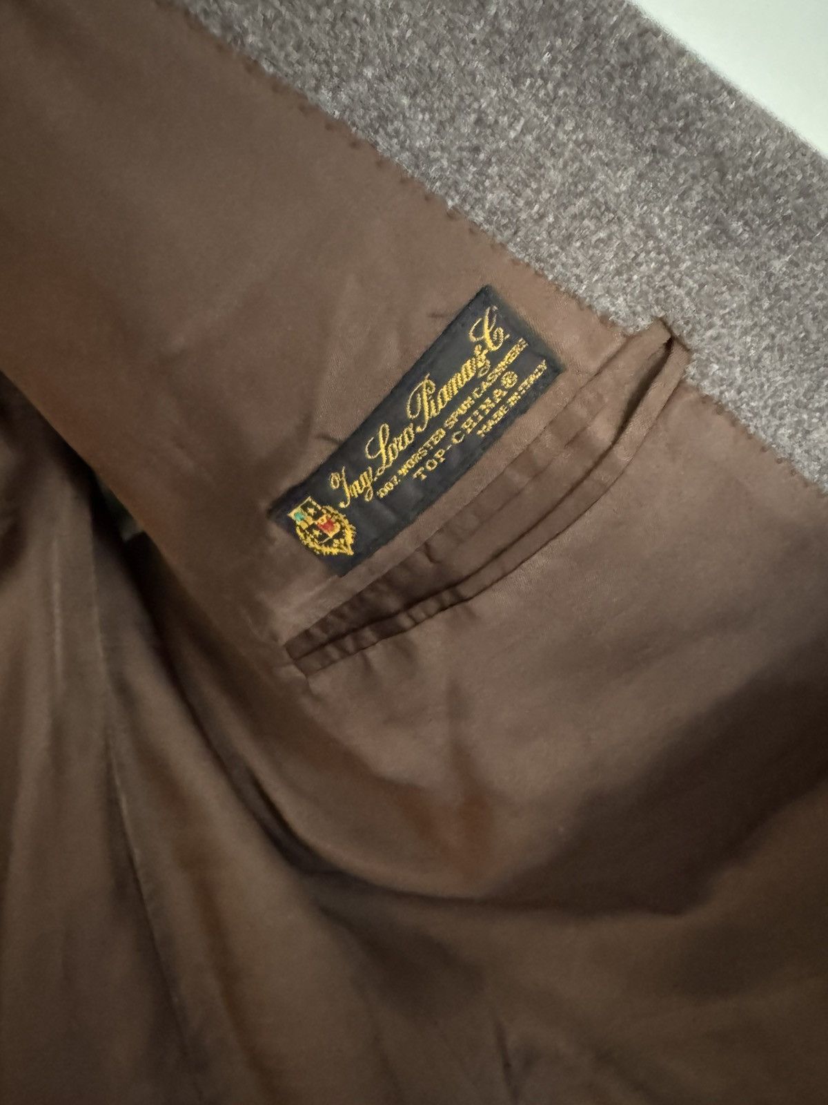 Loro Piana Brown Cashmere Loro Piana Jacket Size 42L - 2 Thumbnail