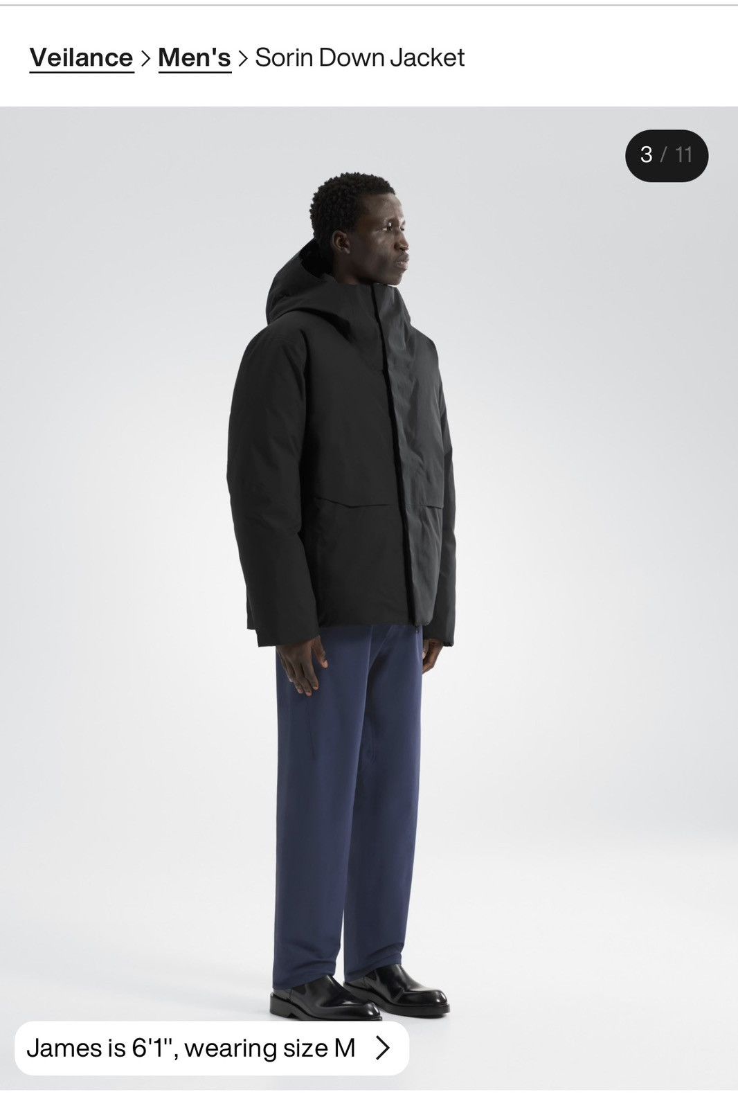 Arc'teryx ARCTERYX VEILANCE SORIN DOWN JACKET MEN'S M Size US M / EU 48-50 / 2 - 4 Thumbnail