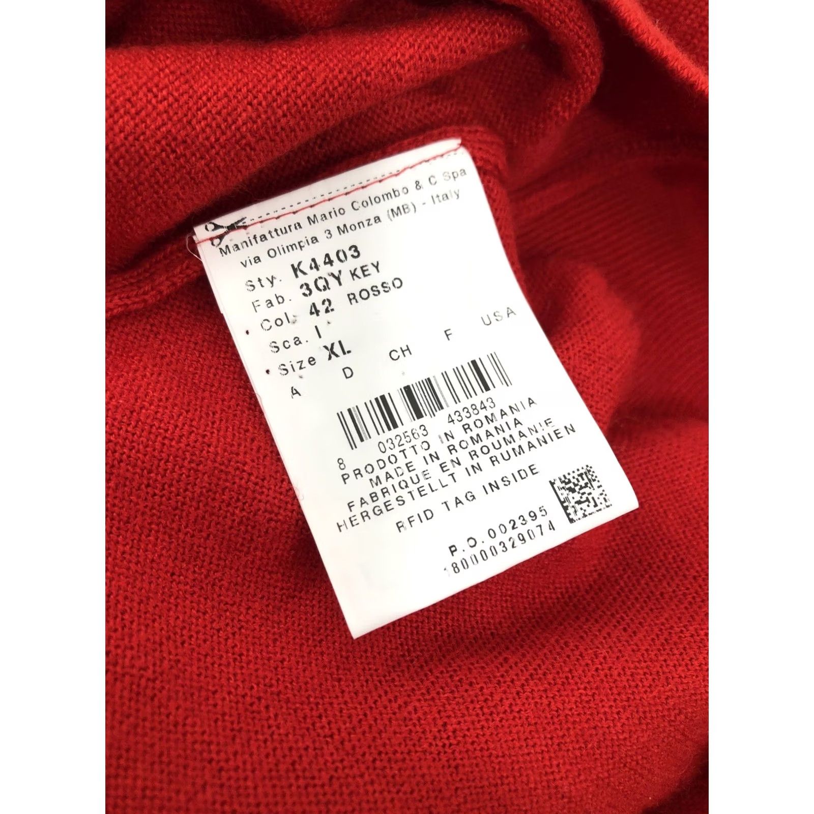 Colmar COLMAR WOOL BLEND NEW w TAGS Mens XL Sweater Vest Red Pullover Wool 23" Pit to Pit 29" Length A8 Size US XL / EU 56 / 4 - 6 Thumbnail
