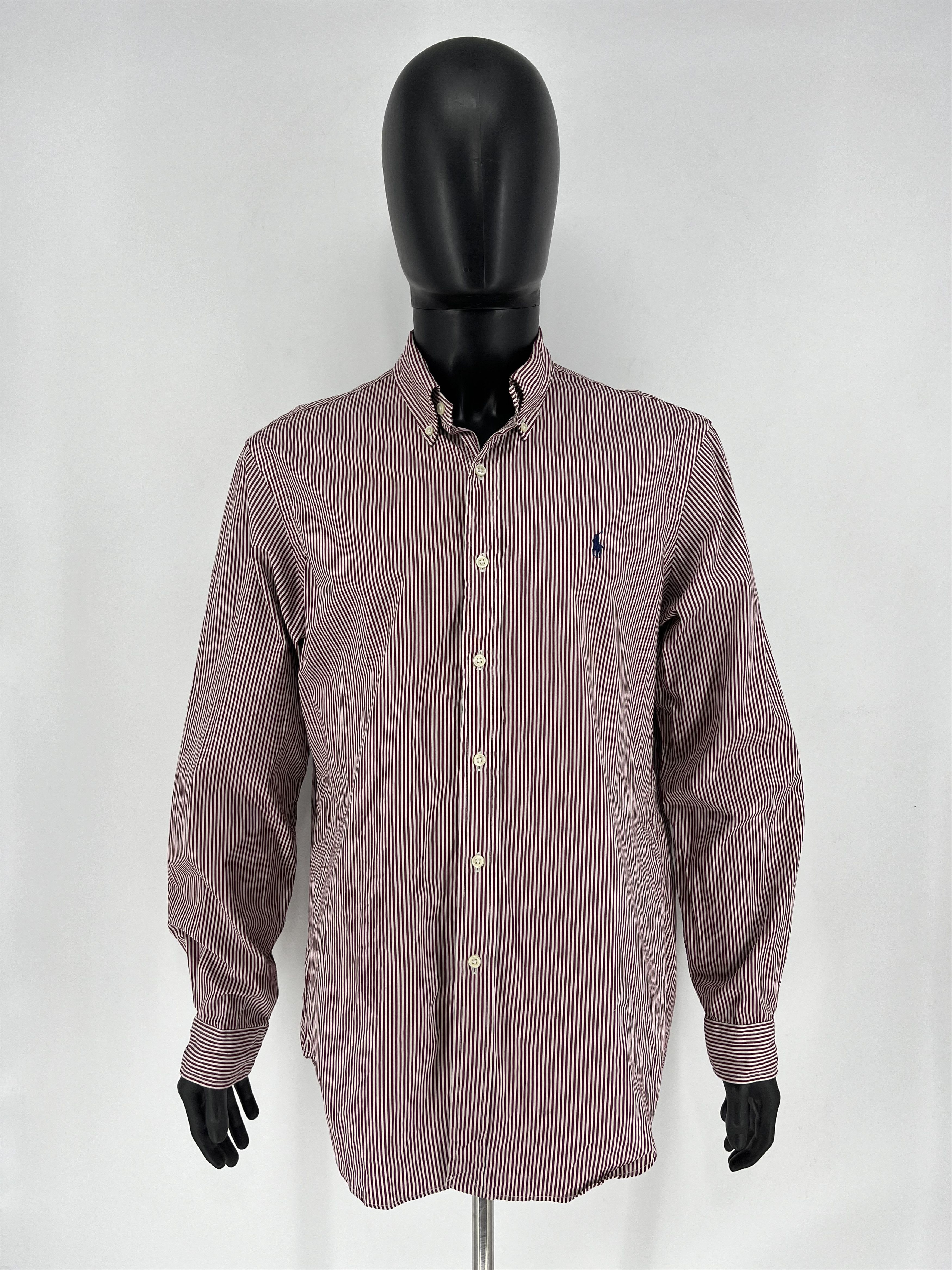 Polo Ralph Lauren × Ralph Lauren × Vintage Vintage Striped Shirt Polo Ralph Lauren Size L Rare Size US L / EU 52-54 / 3 - 2 Thumbnail