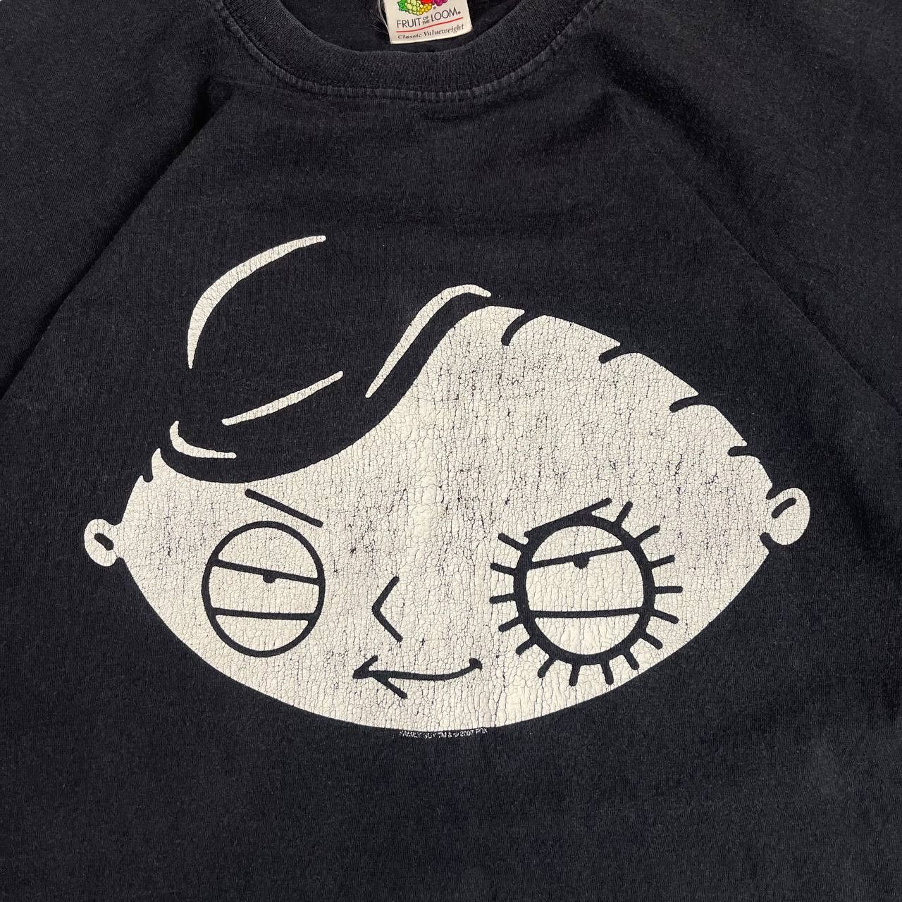 Vintage Vintage Y2K Stewie Griffin Faded Fruit of The Loom T shirt L Size US L / EU 52-54 / 3 - 7 Thumbnail