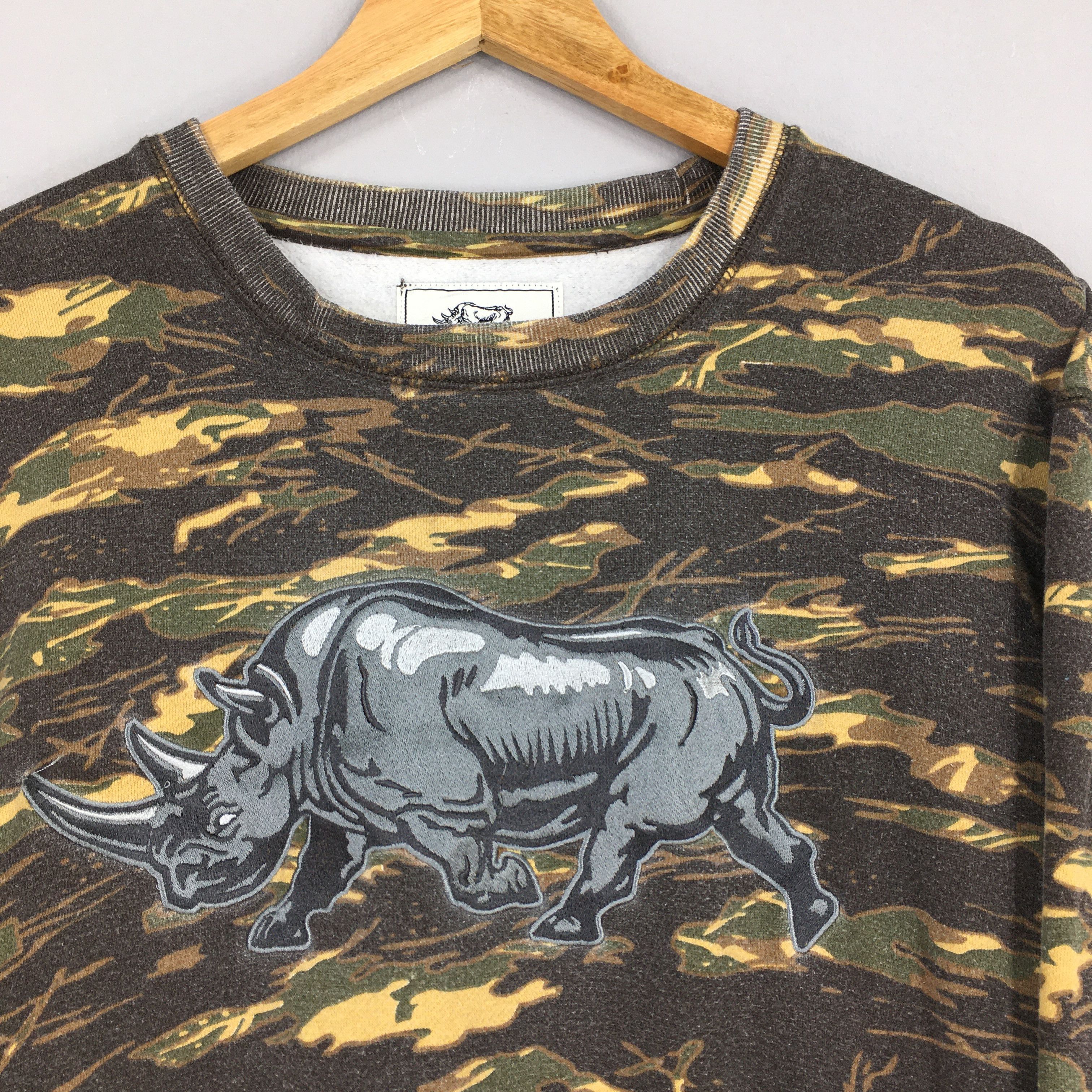 Ecko Unltd. × Vintage Vintage Ecko Function Camo Sweatshirt XLarge Size US XL / EU 56 / 4 - 2 Thumbnail