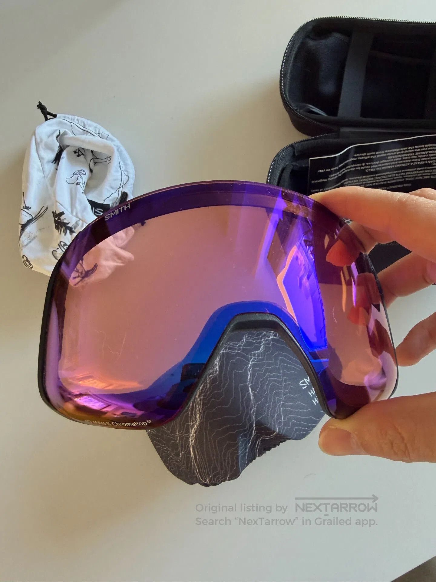 Smith Optics smith 4d mags ski goggles with pink lens. Size ONE SIZE - 4 Thumbnail