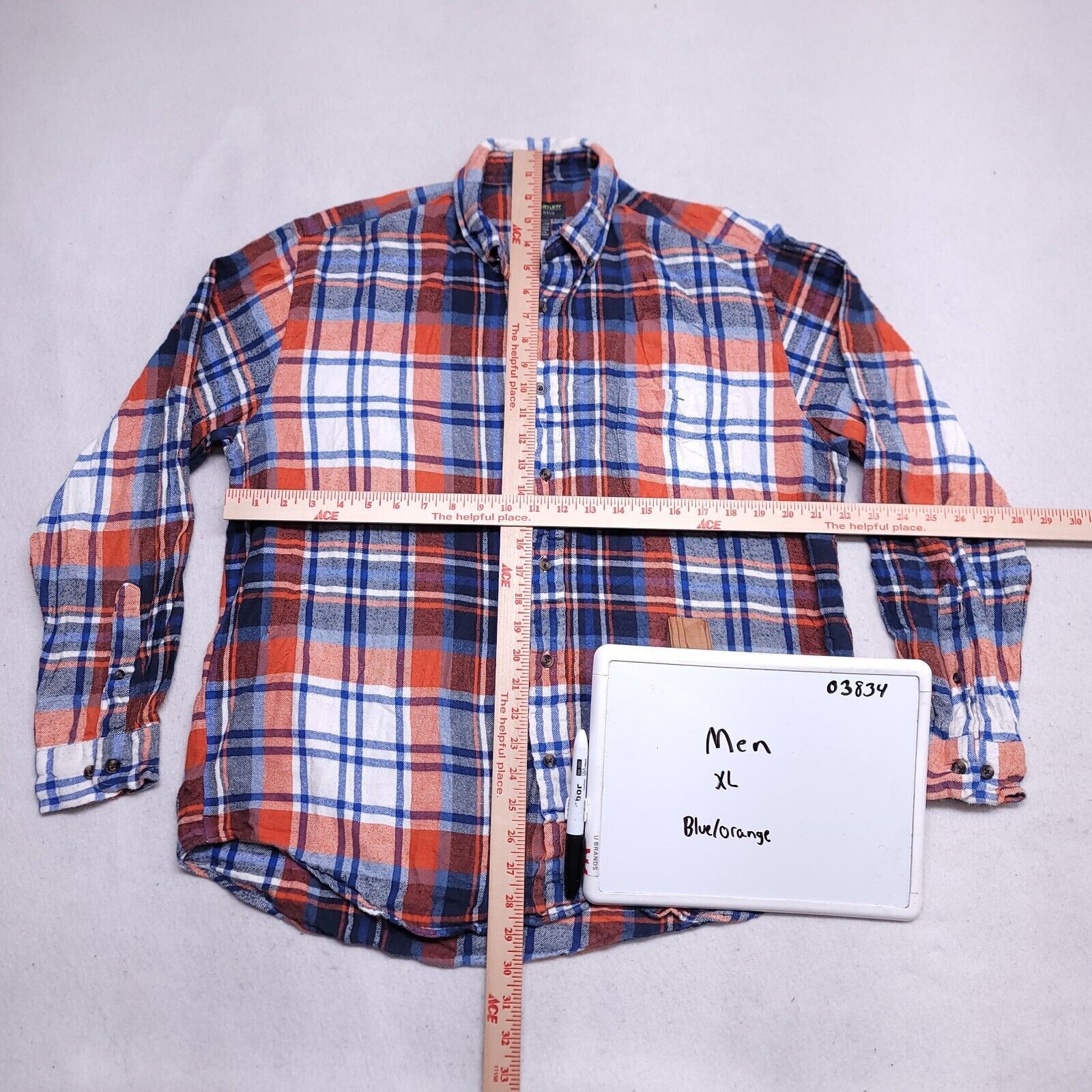 John Bartlett John Bartlett Madras Flannel Shirt Mens Size Extra Large XL Size US XL / EU 56 / 4 - 6 Thumbnail