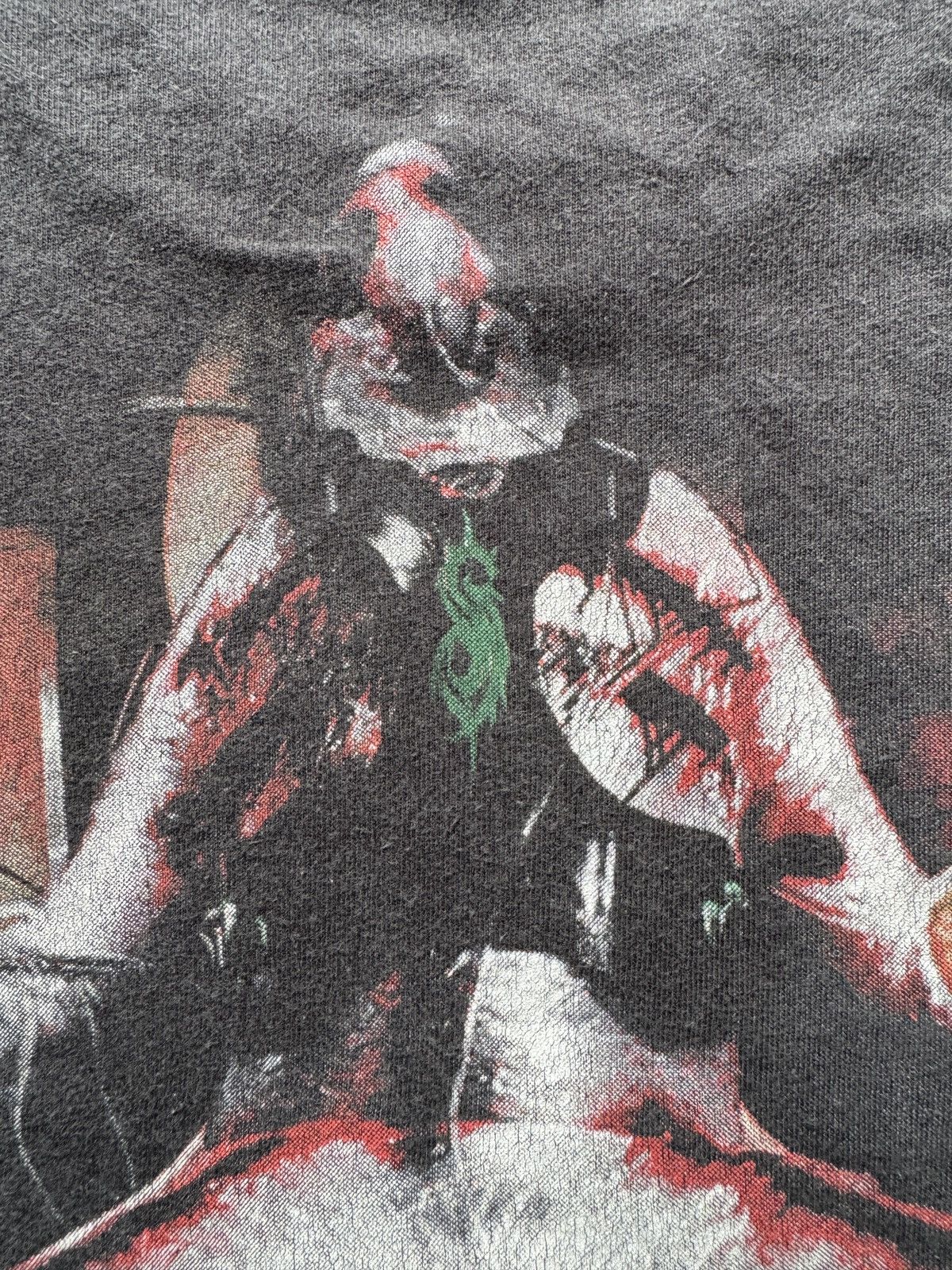 Vintage 1999 Slipknot Band Tee Shirt 870621345 Nirvana Sonic Youth Size US L / EU 52-54 / 3 - 6 Thumbnail