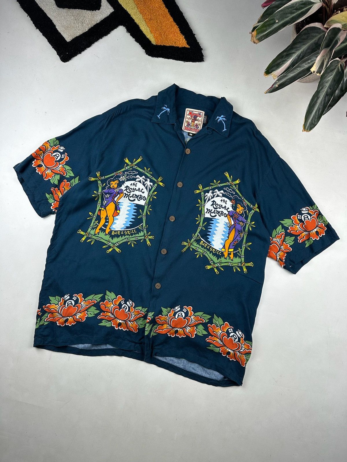 Mambo vintage mambo shirt the royal mambo Tiger and sexy lady Size US M / EU 48-50 / 2 - 1 Thumbnail