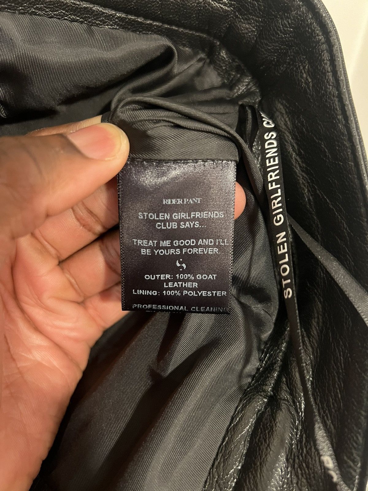 Stolen Girlfriends Club Stolen Girlfriends Club Leather Pants Size US 31 - 6 Thumbnail