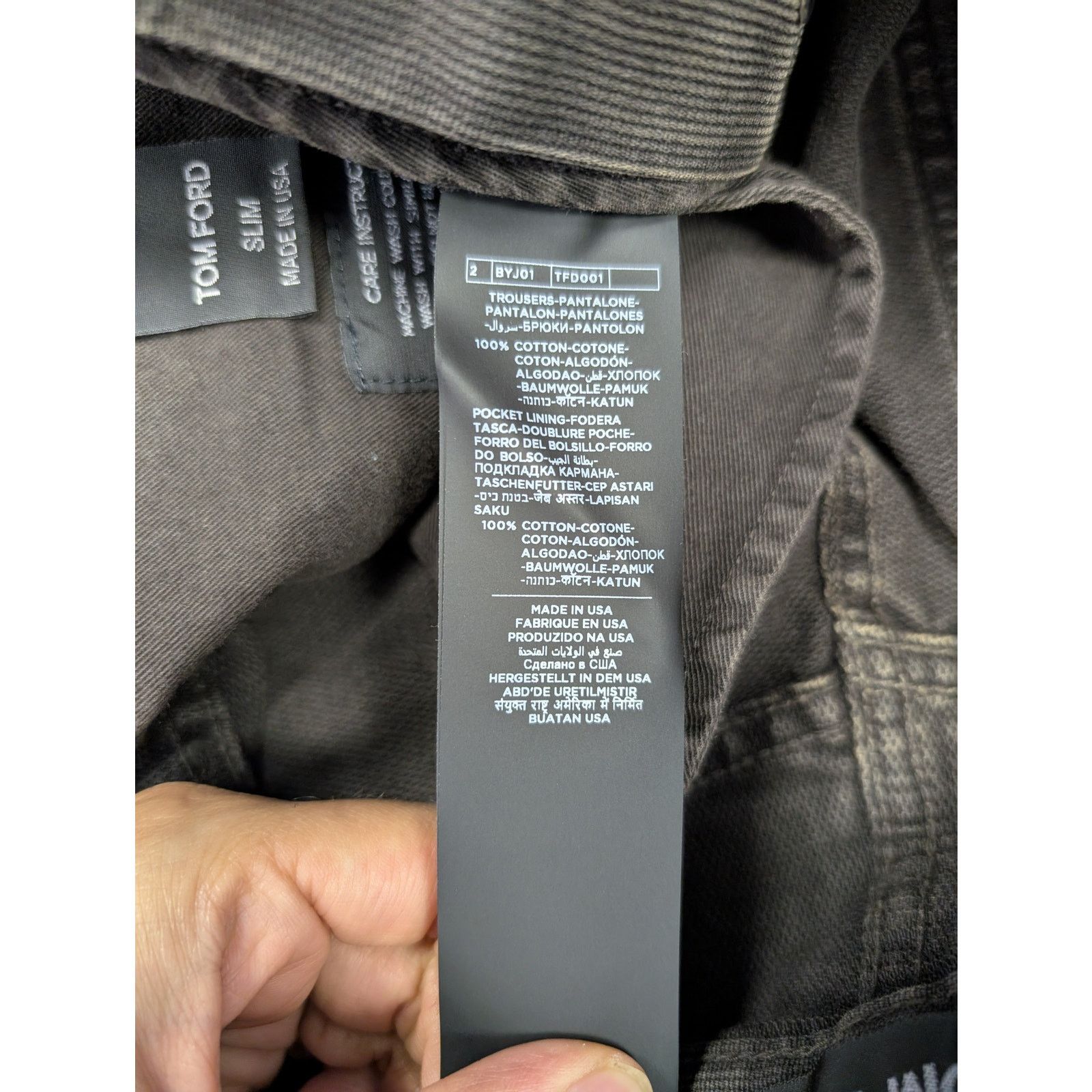 o1rshd1 Slim Jeans in Brown